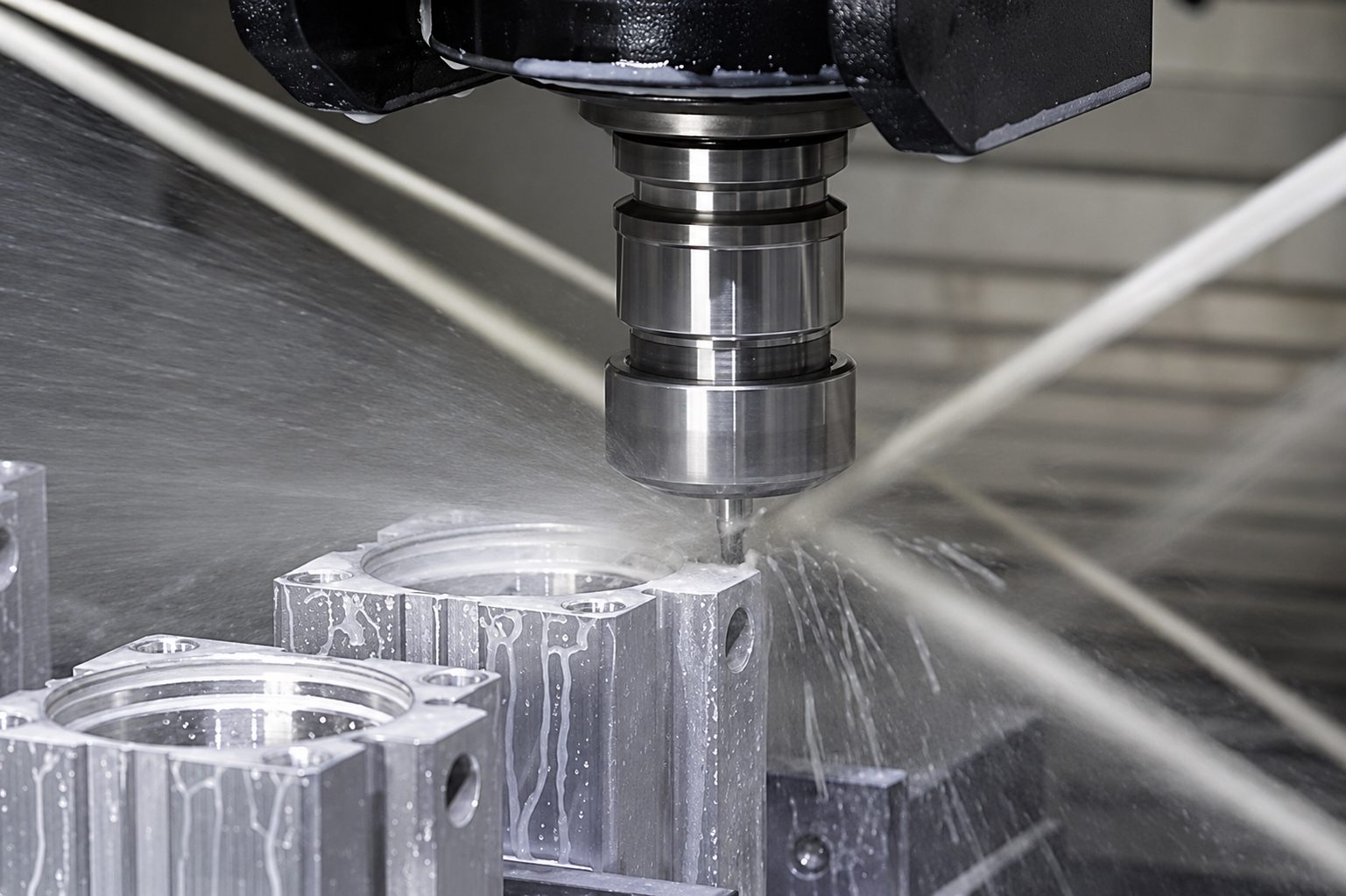 倍拓氣動鋁製氣動元件本體 CNC 加工特寫