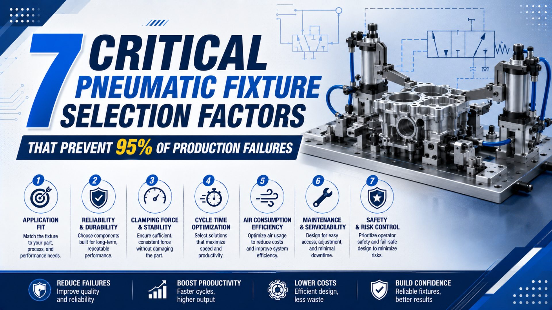 7 Critical Pneumatic Fixture Selection Factors That Prevent 95% of Production Failures featured image