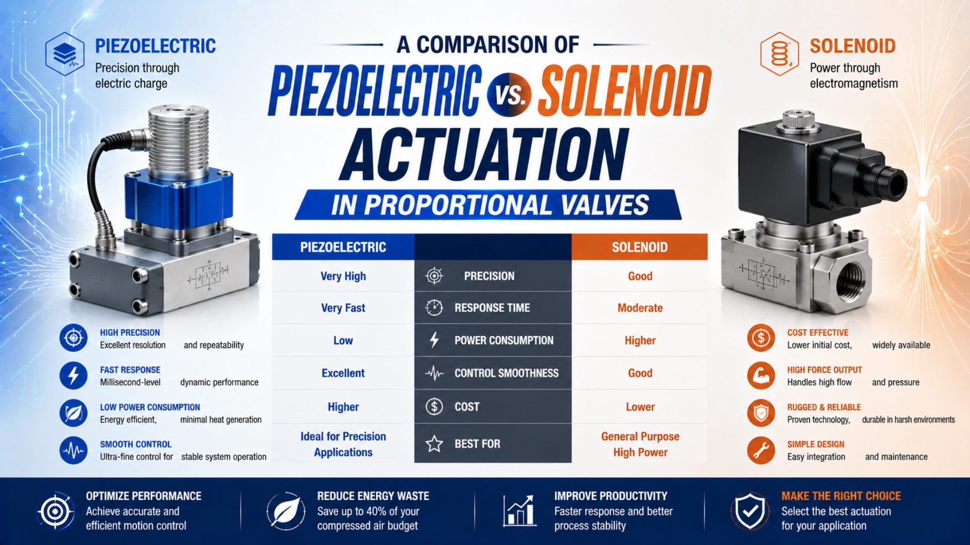 A Comparison of Piezoelectric vs. Solenoid Actuation in Proportional Valves featured image