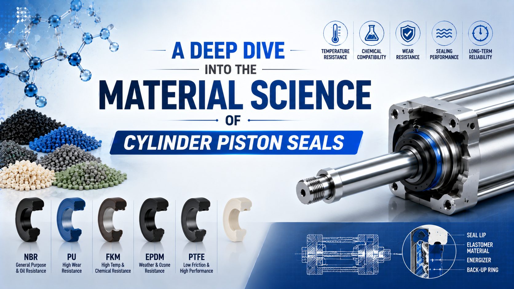 A Deep Dive into the Material Science of Cylinder Piston Seals featured image