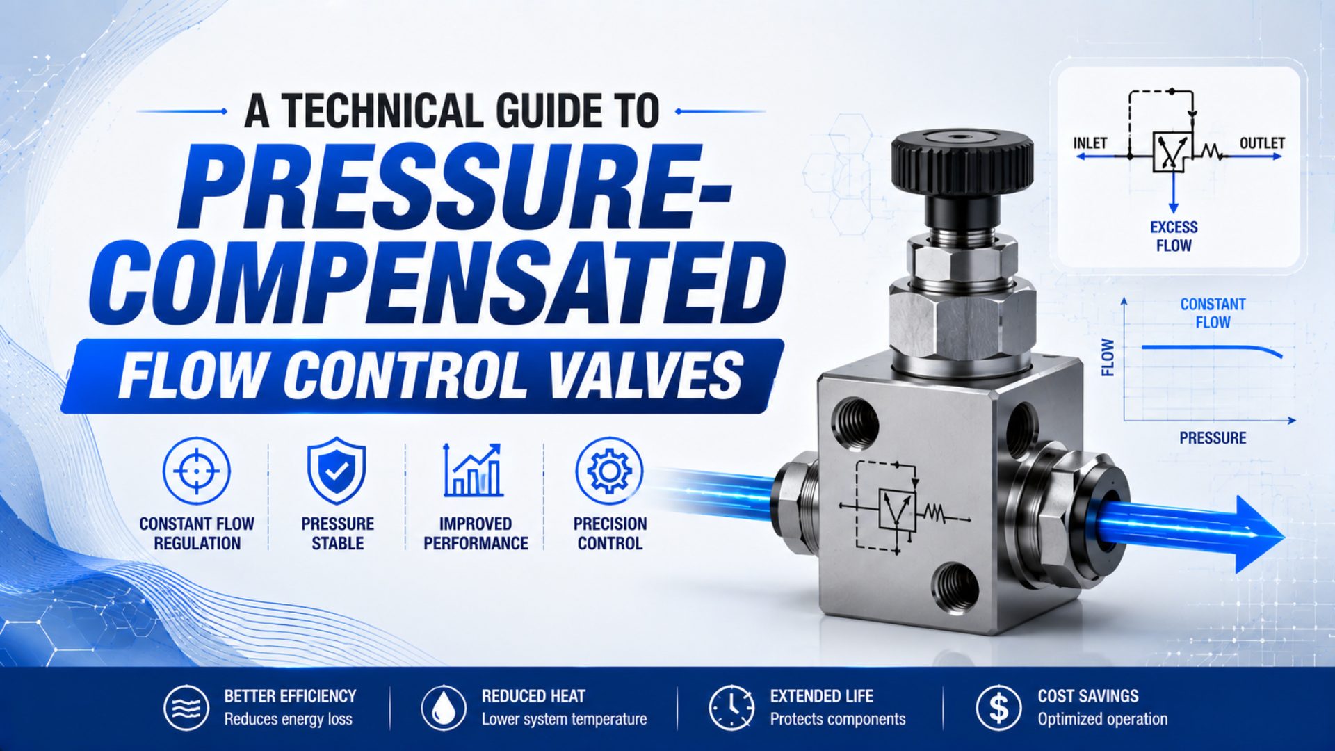 A Technical Guide to Pressure-Compensated Flow Control Valves featured image