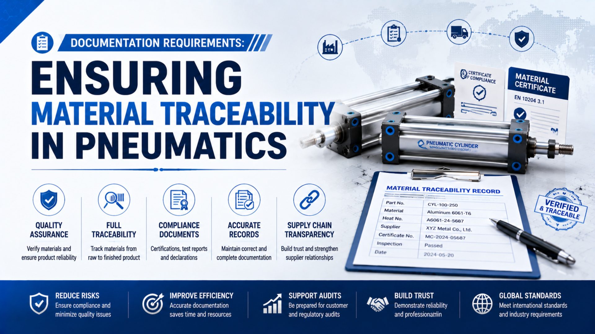 Documentation Requirements: Ensuring Material Traceability in Pneumatics featured image