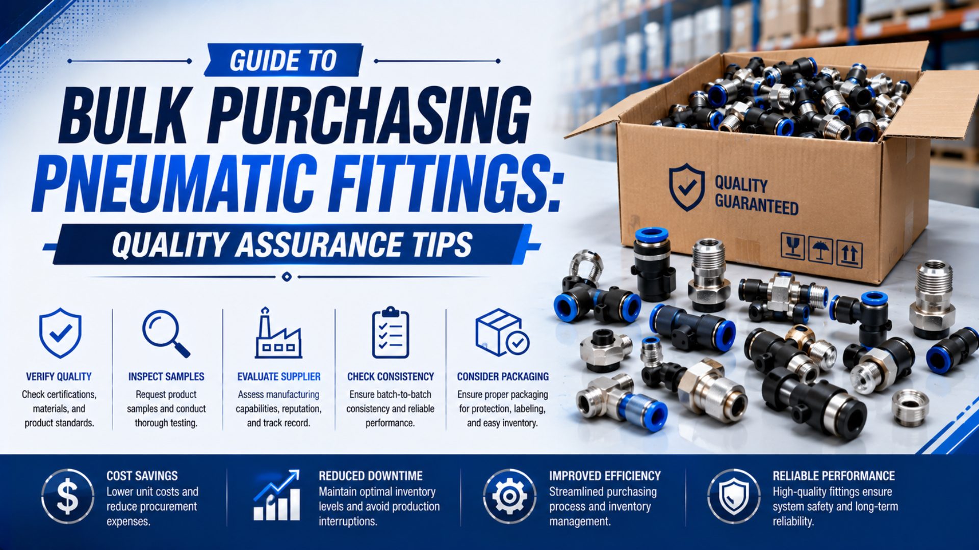 Guide to Bulk Purchasing Pneumatic Fittings: Quality Assurance Tips featured image