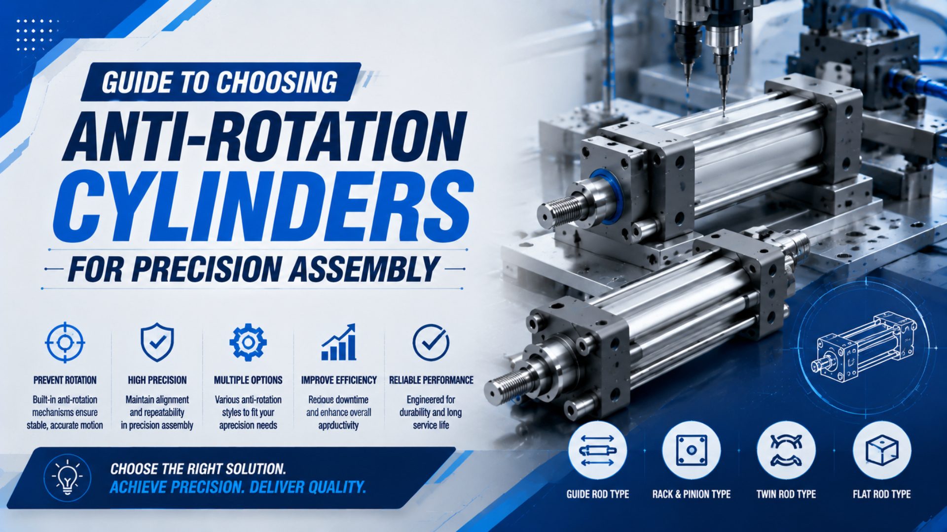 Guide to Choosing Anti-Rotation Cylinders for Precision Assembly featured image
