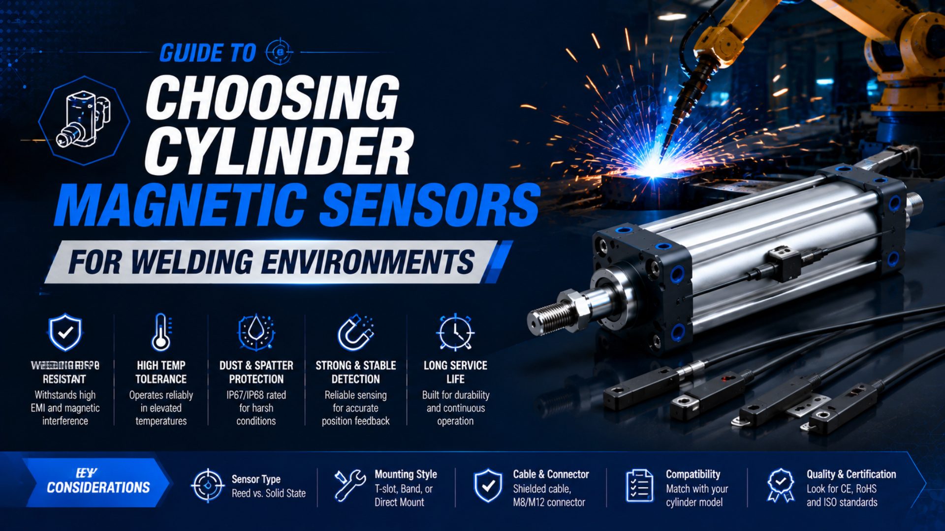 Guide to Choosing Cylinder Magnetic Sensors for Welding Environments featured image
