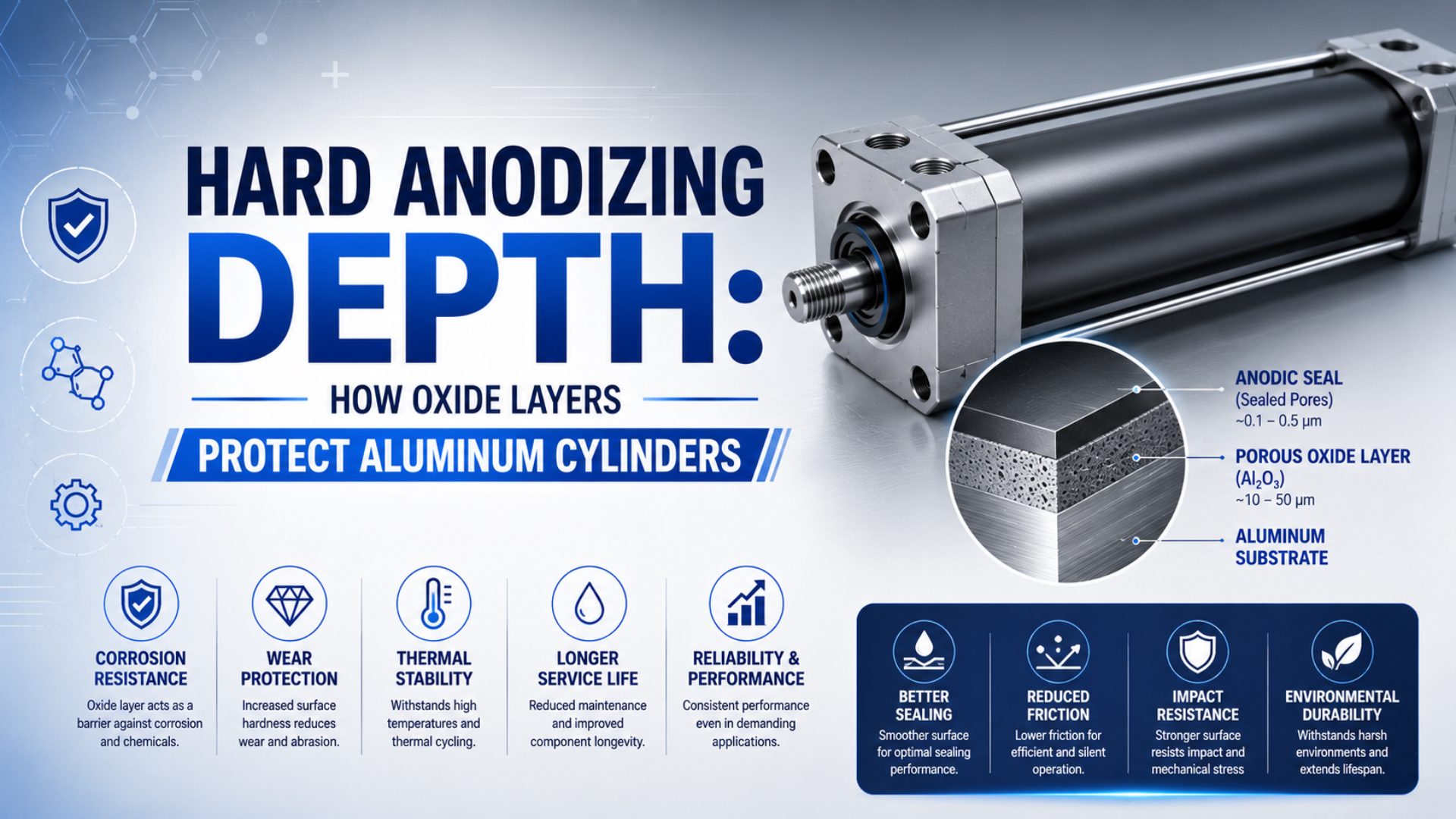 Hard Anodizing Depth: How Oxide Layers Protect Aluminum Cylinders featured image