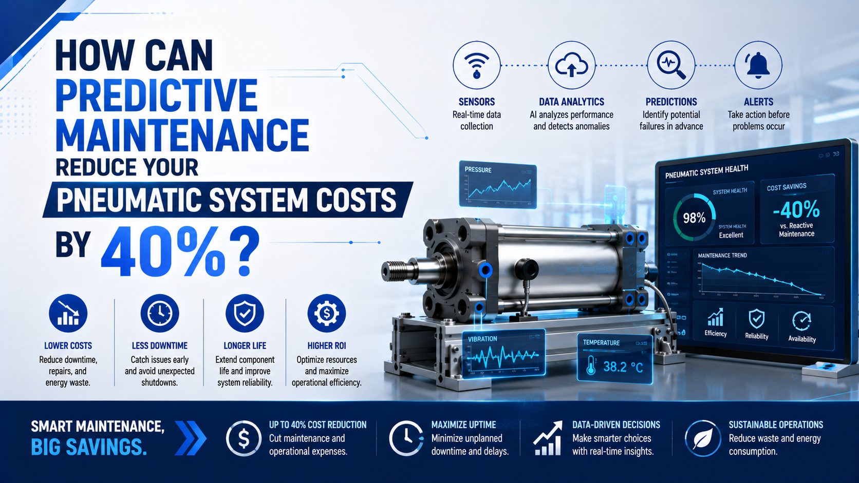 How Can Predictive Maintenance Reduce Your Pneumatic System Costs by 40%? featured image
