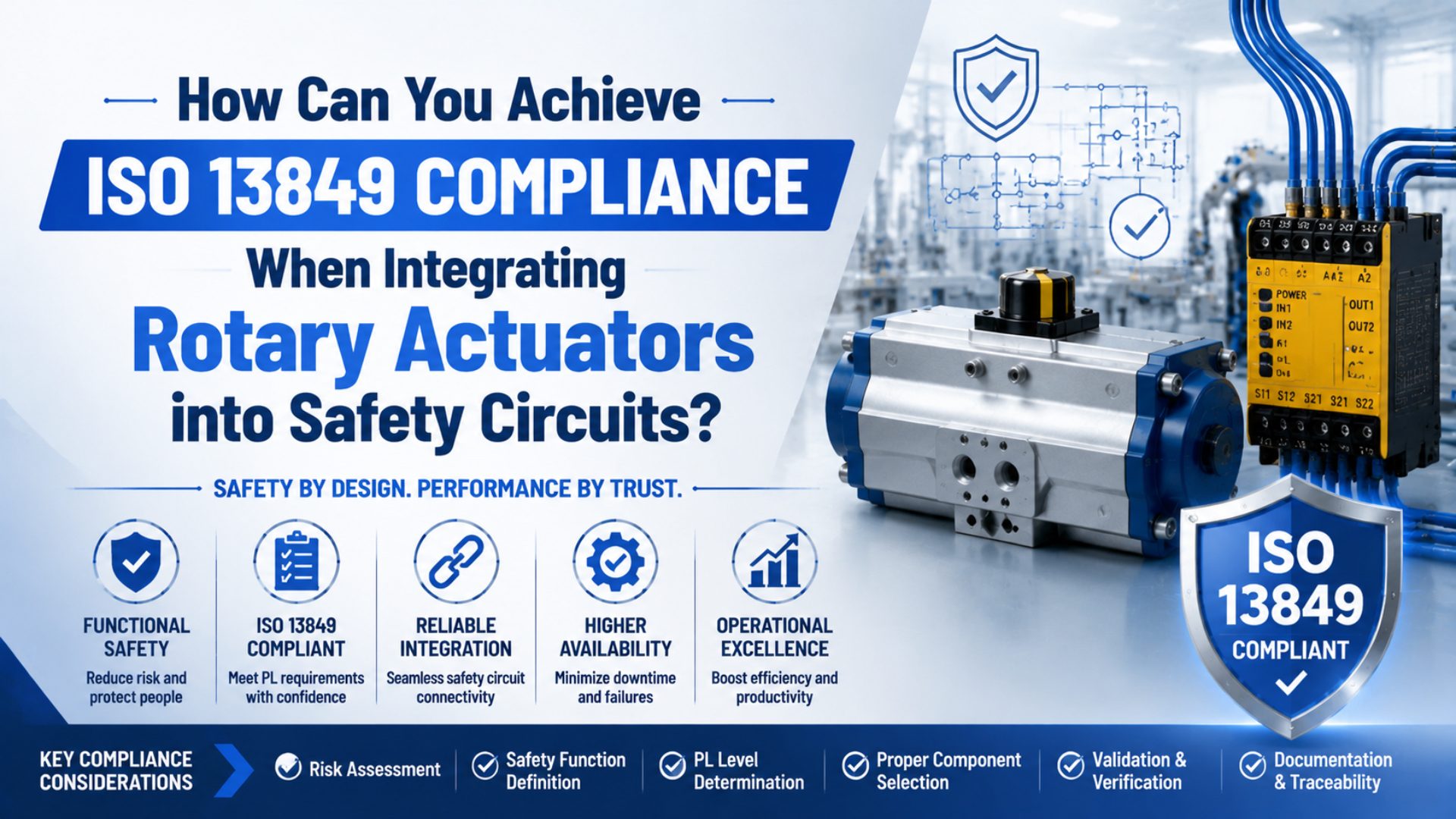 How Can You Achieve ISO 13849 Compliance When Integrating Rotary Actuators into Safety Circuits? featured image