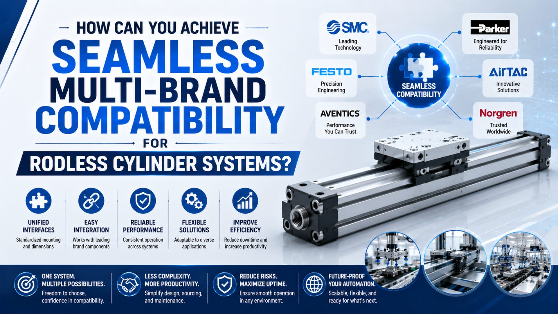 How Can You Achieve Seamless Multi-brand Compatibility for Rodless Cylinder Systems? featured image