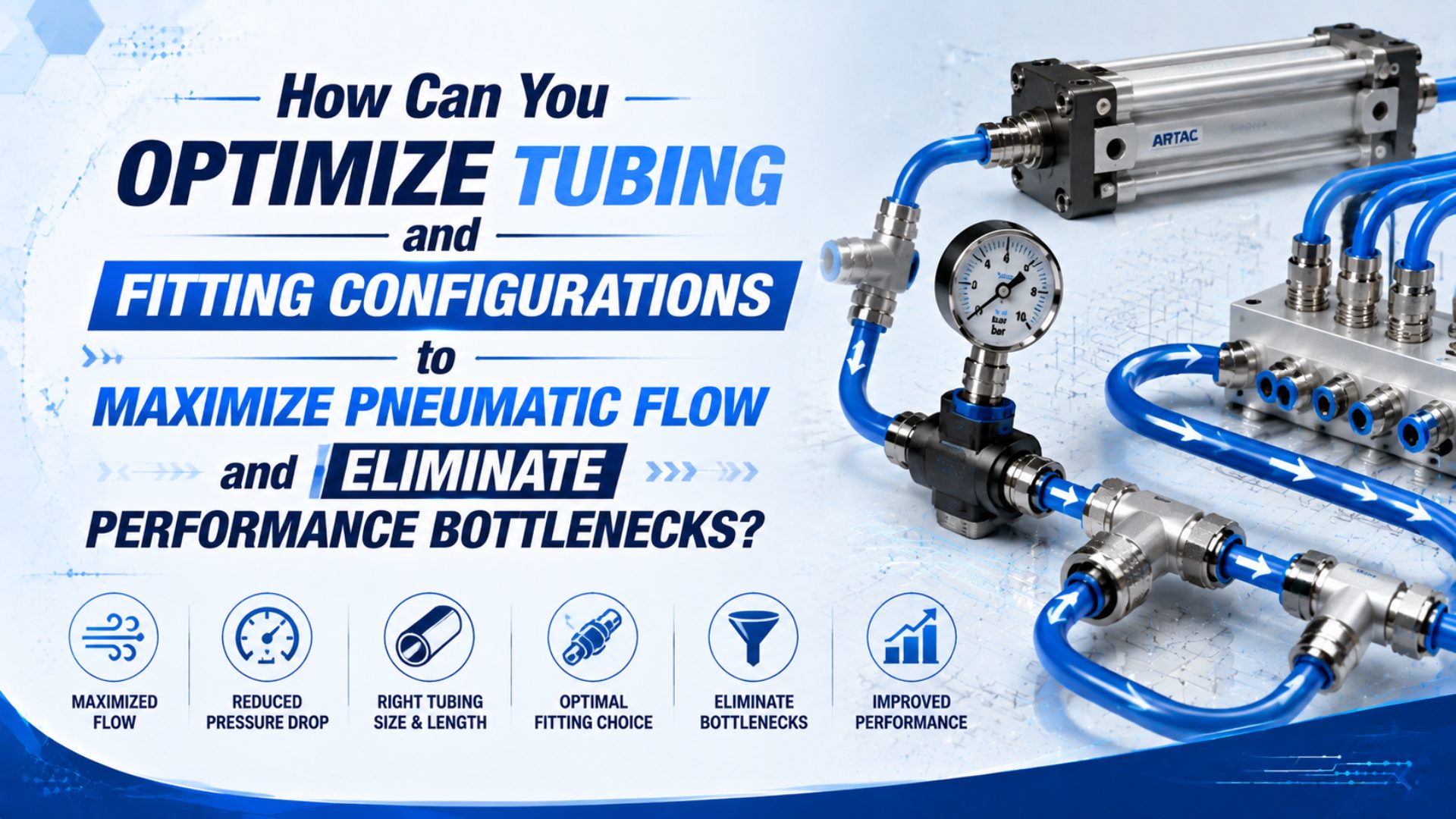 How Can You Optimize Tubing and Fitting Configurations to Maximize Pneumatic Flow and Eliminate Performance Bottlenecks? featured image