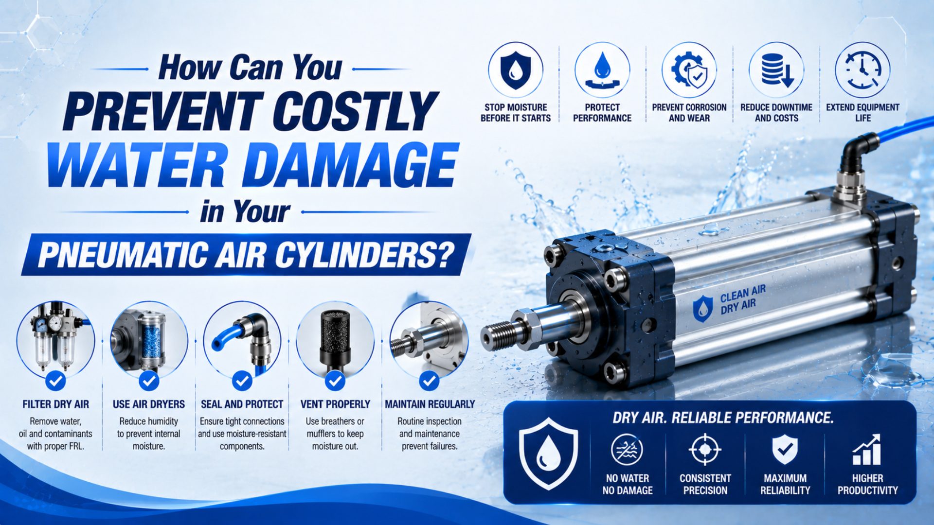 How Can You Prevent Costly Water Damage in Your Pneumatic Air Cylinders? featured image