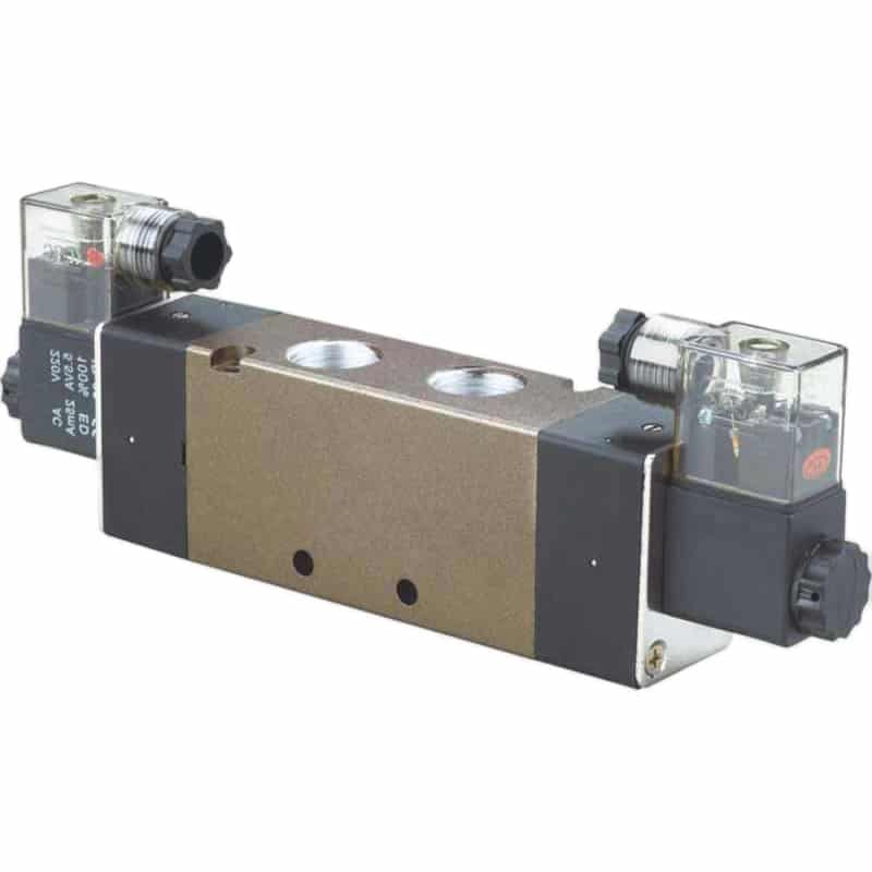 Solenoid- and air-piloted 400 Series pneumatic directional valves