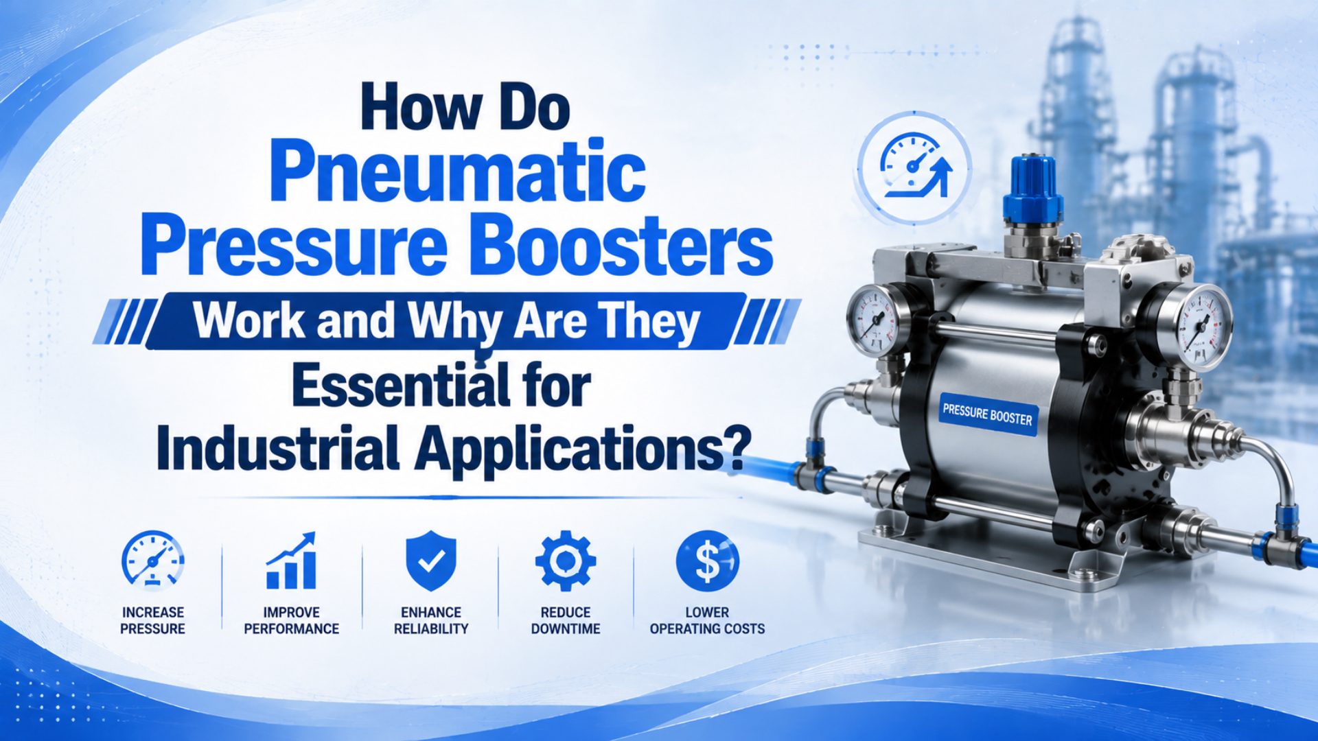How Do Pneumatic Pressure Boosters Work and Why Are They Essential for Industrial Applications? featured image