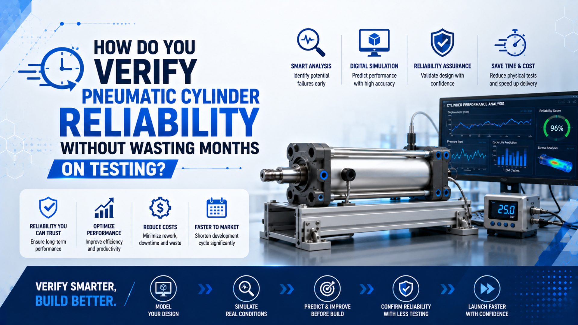 How Do You Verify Pneumatic Cylinder Reliability Without Wasting Months on Testing? featured image