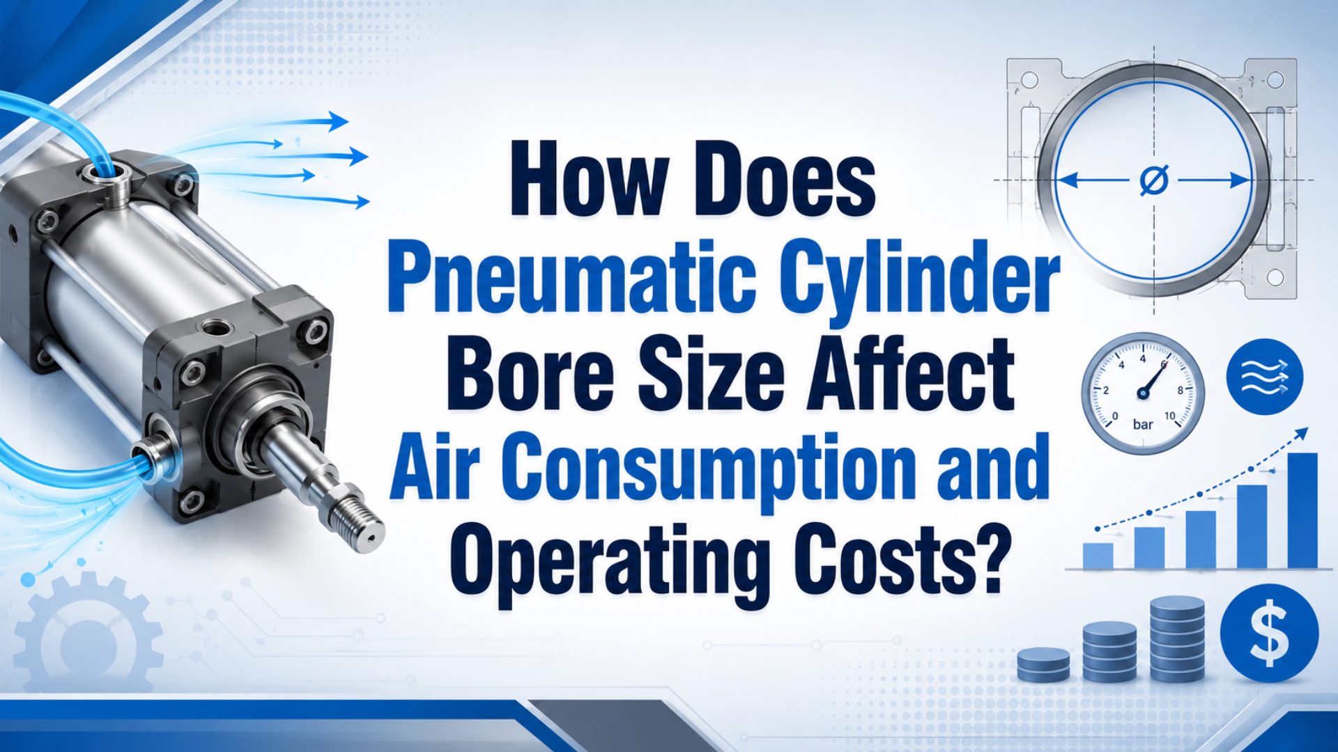 How Does Pneumatic Cylinder Bore Size Affect Air Consumption and Operating Costs? featured image