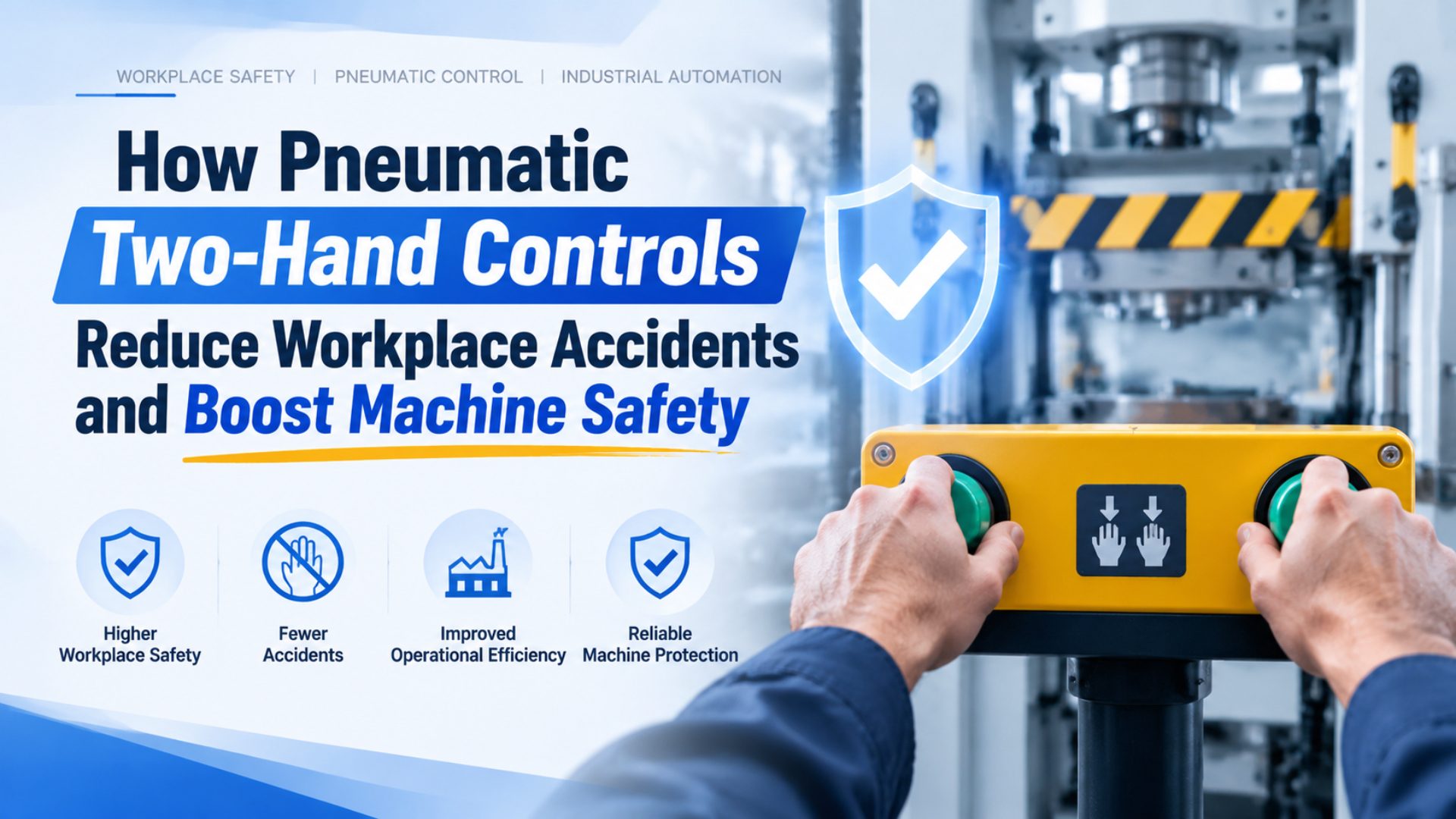 How Pneumatic Two-Hand Controls Reduce Workplace Accidents and Boost Machine Safety featured image