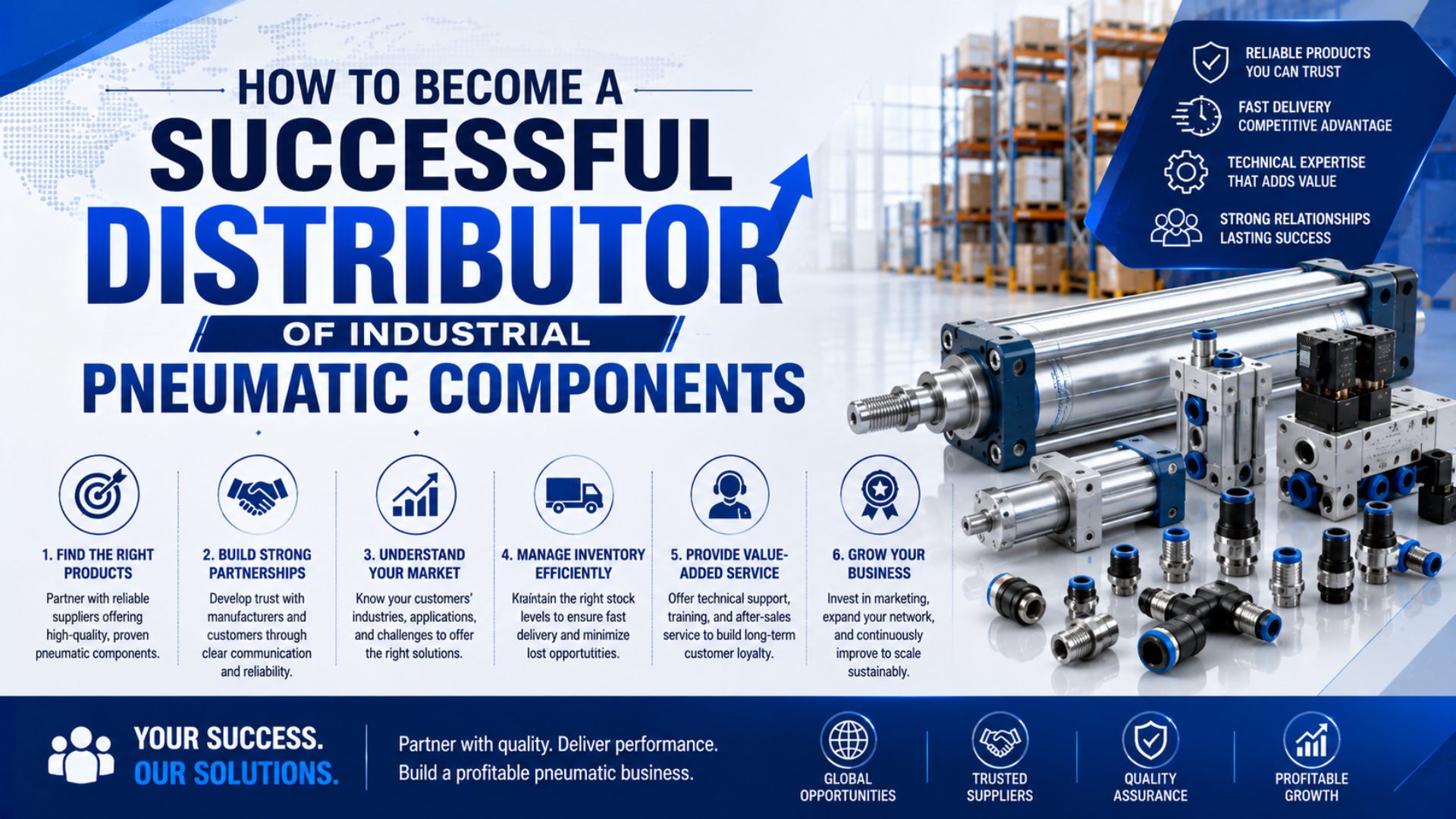 How to Become a Successful Distributor of Industrial Pneumatic Components featured image