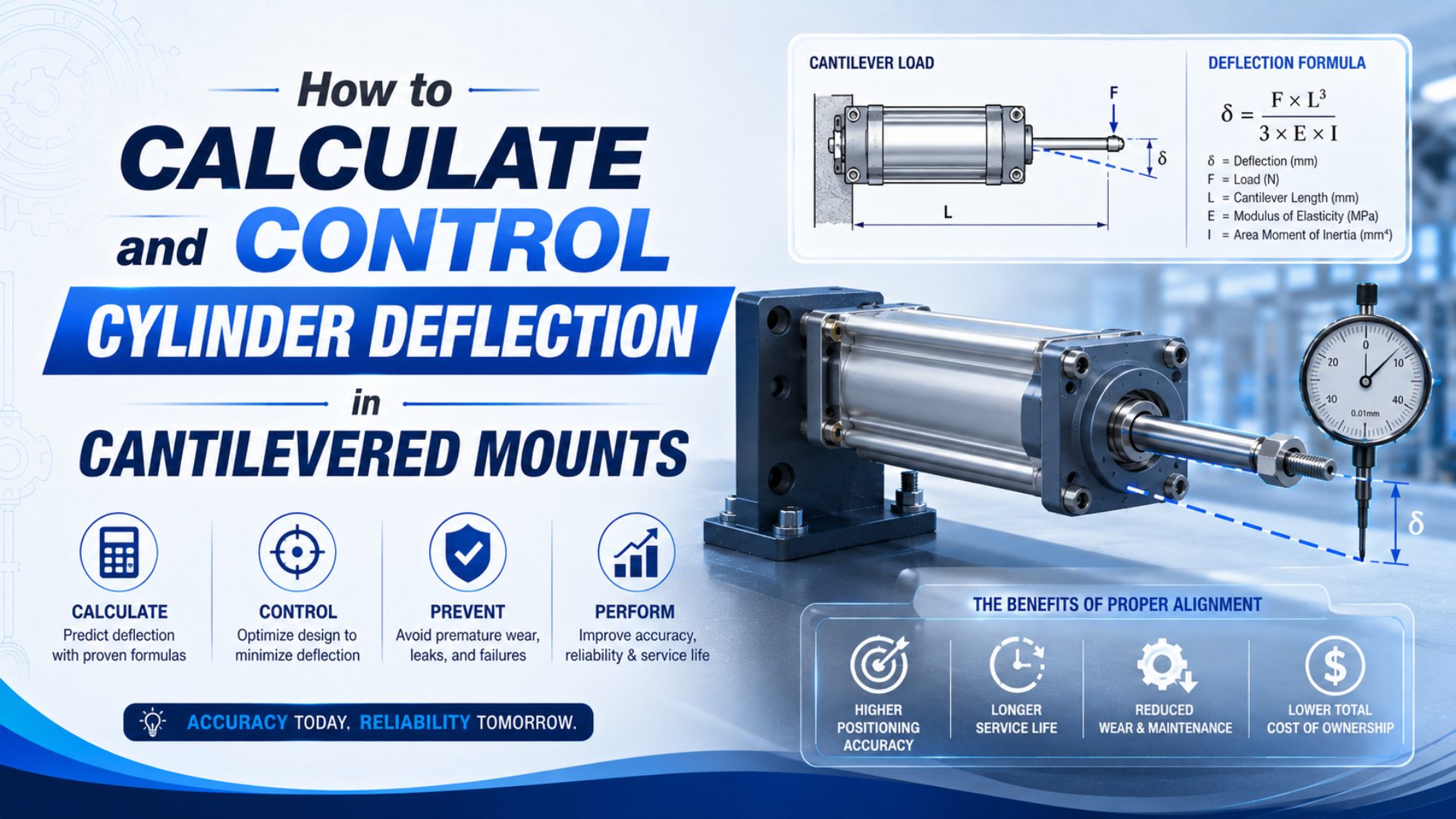 How to Calculate and Control Cylinder Deflection in Cantilevered Mounts featured image