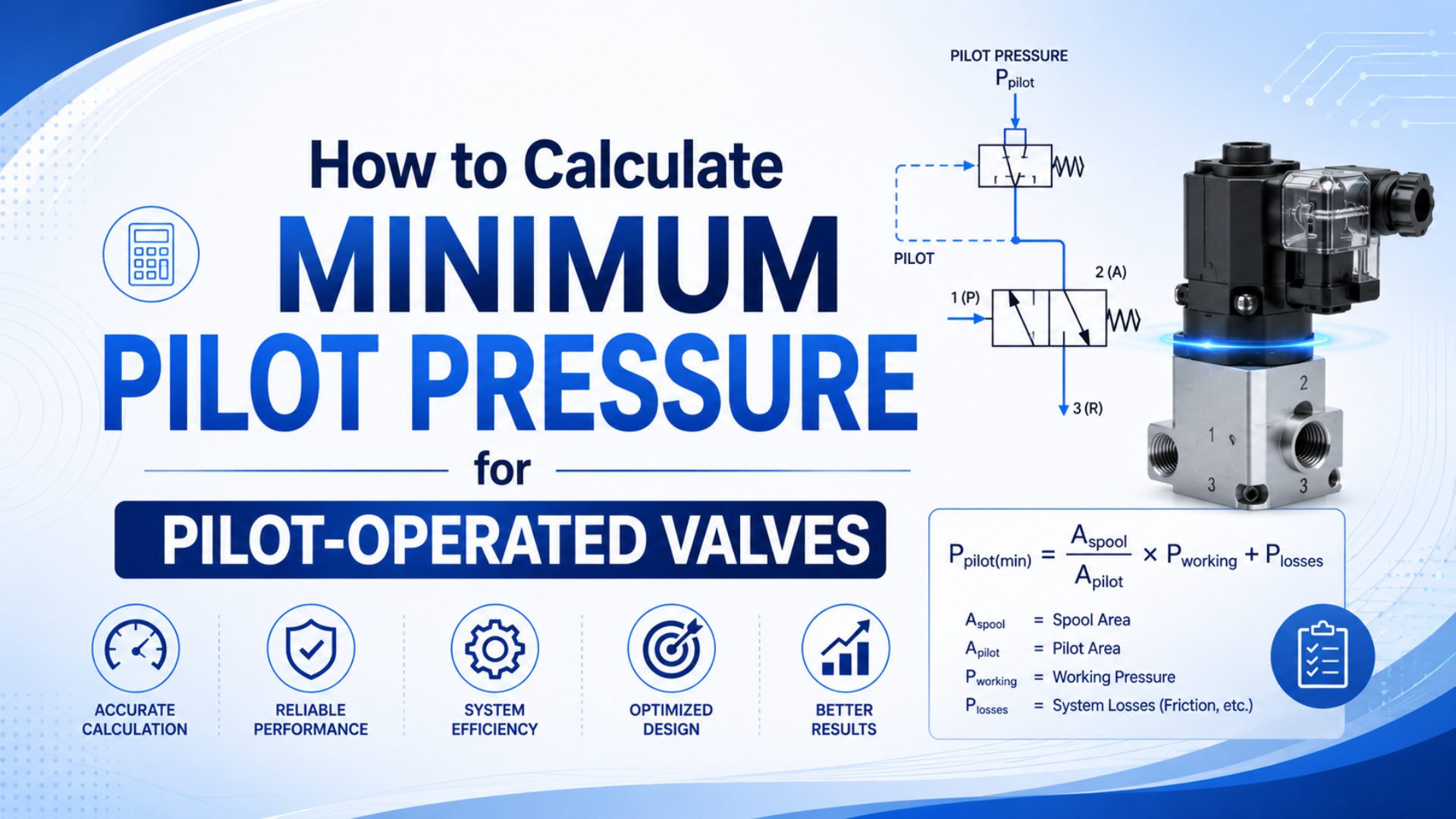 How to Calculate Minimum Pilot Pressure for Pilot-Operated Valves featured image