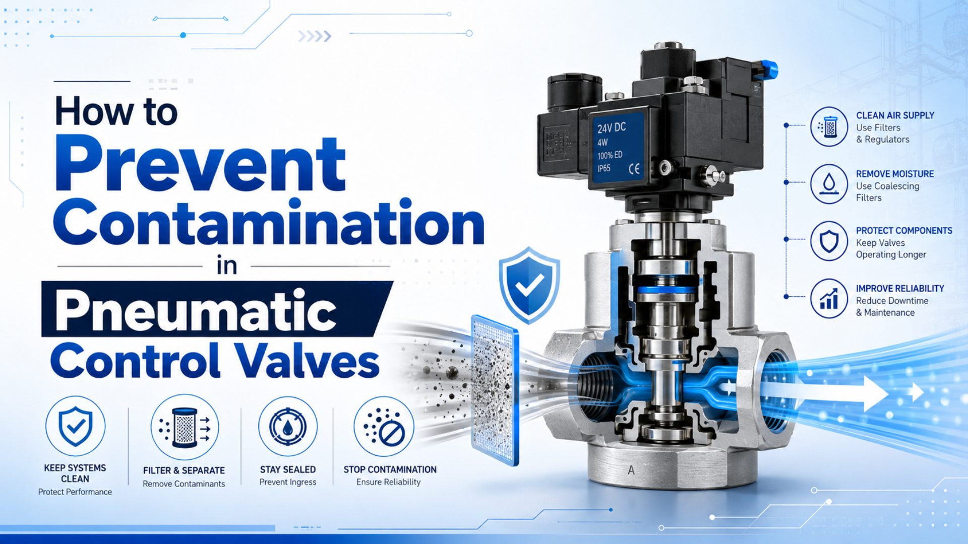 How to Prevent Contamination in Pneumatic Control Valves featured image