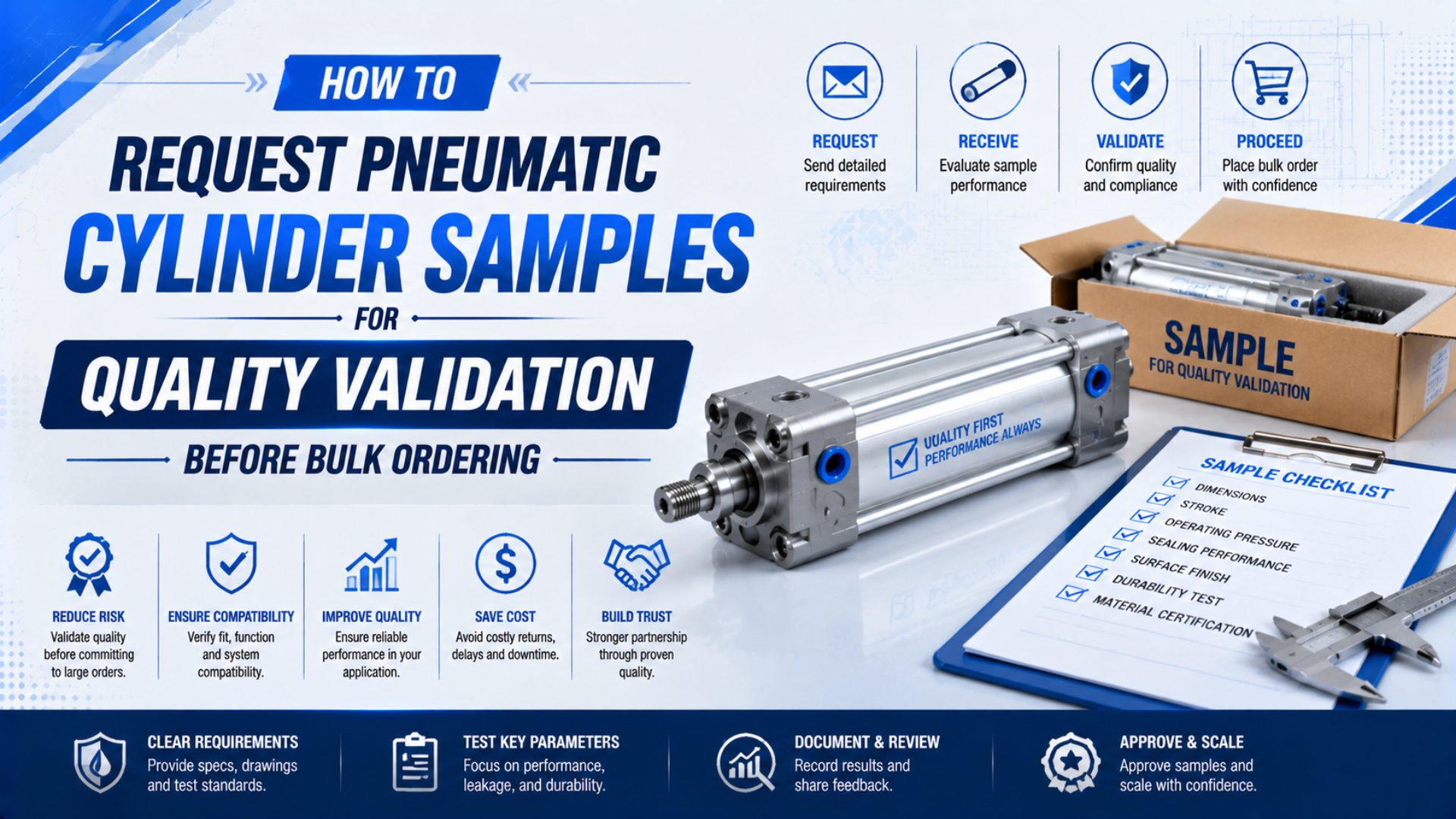 How to Request Pneumatic Cylinder Samples for Quality Validation Before Bulk Ordering featured image