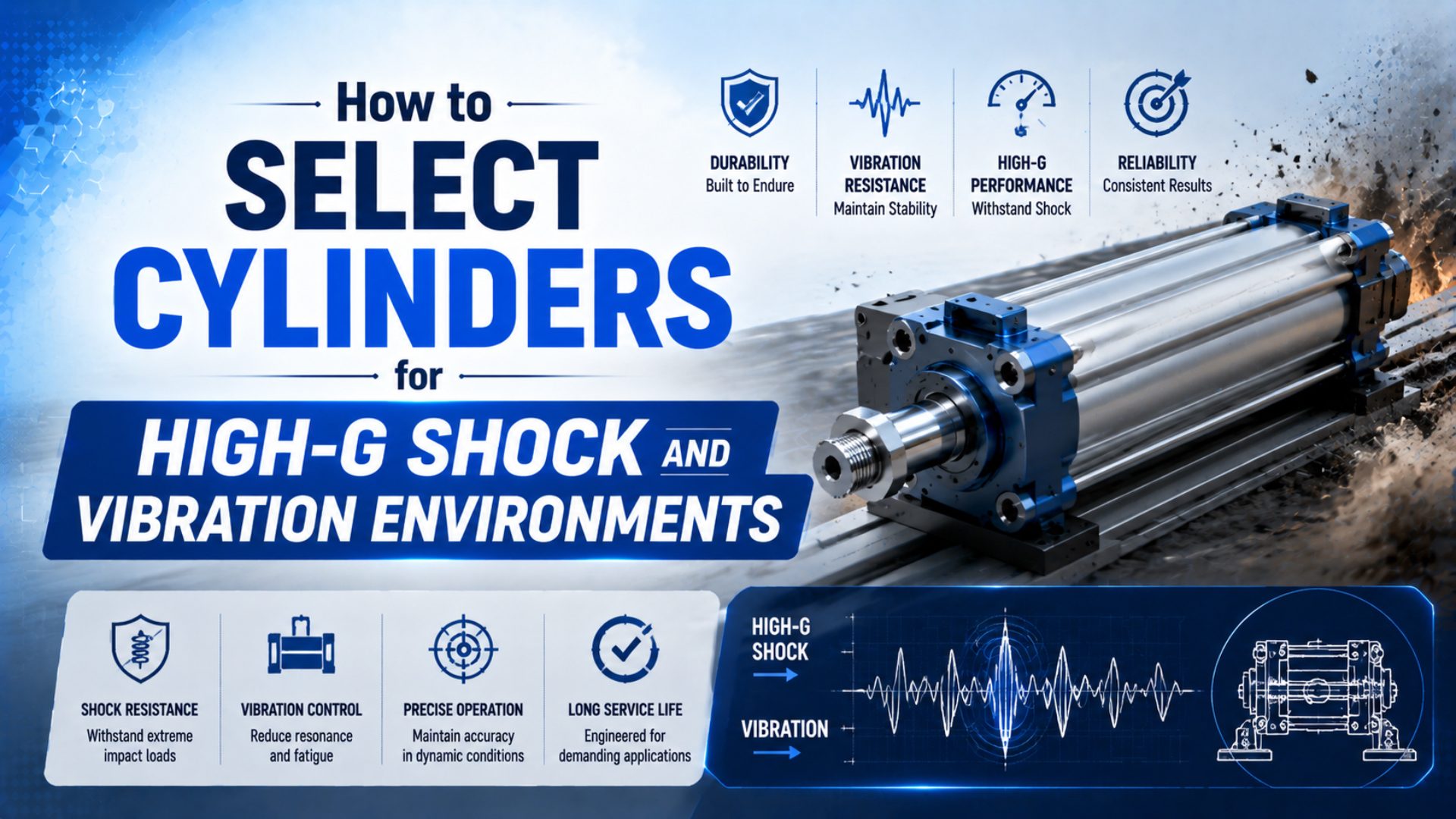 How to Select Cylinders for High-G Shock and Vibration Environments featured image