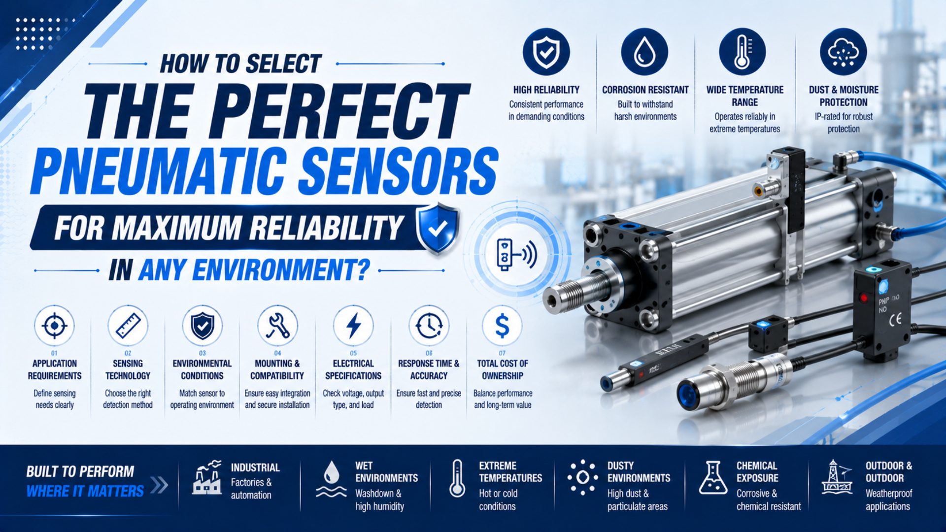 How to Select the Perfect Pneumatic Sensors for Maximum Reliability in Any Environment? featured image