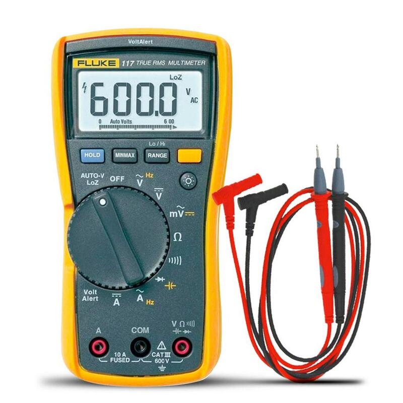 用於失電線圈導通與電阻檢查的 Fluke 117 數位萬用表