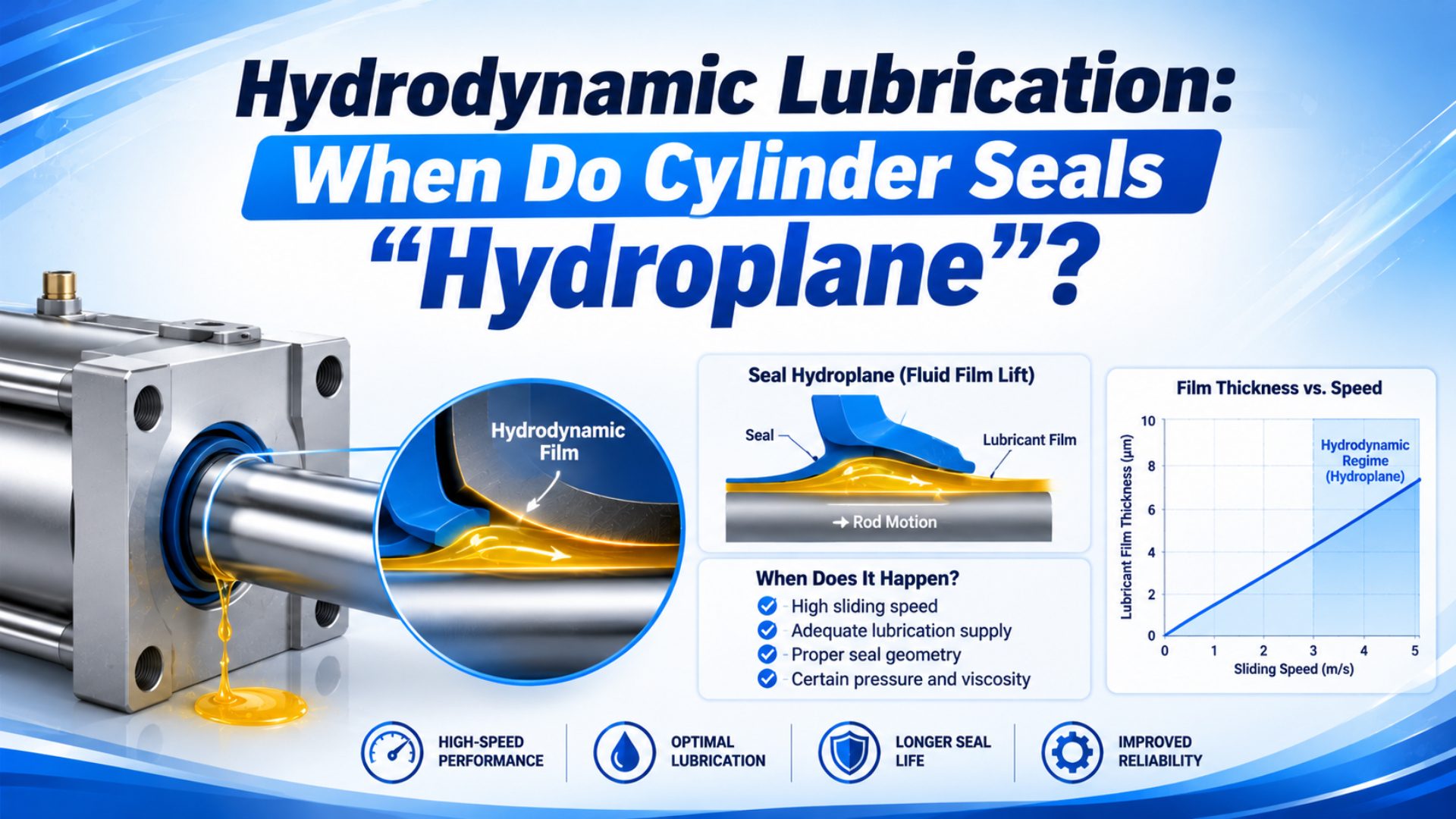 Hydrodynamic Lubrication: When Do Cylinder Seals “Hydroplane”? featured image