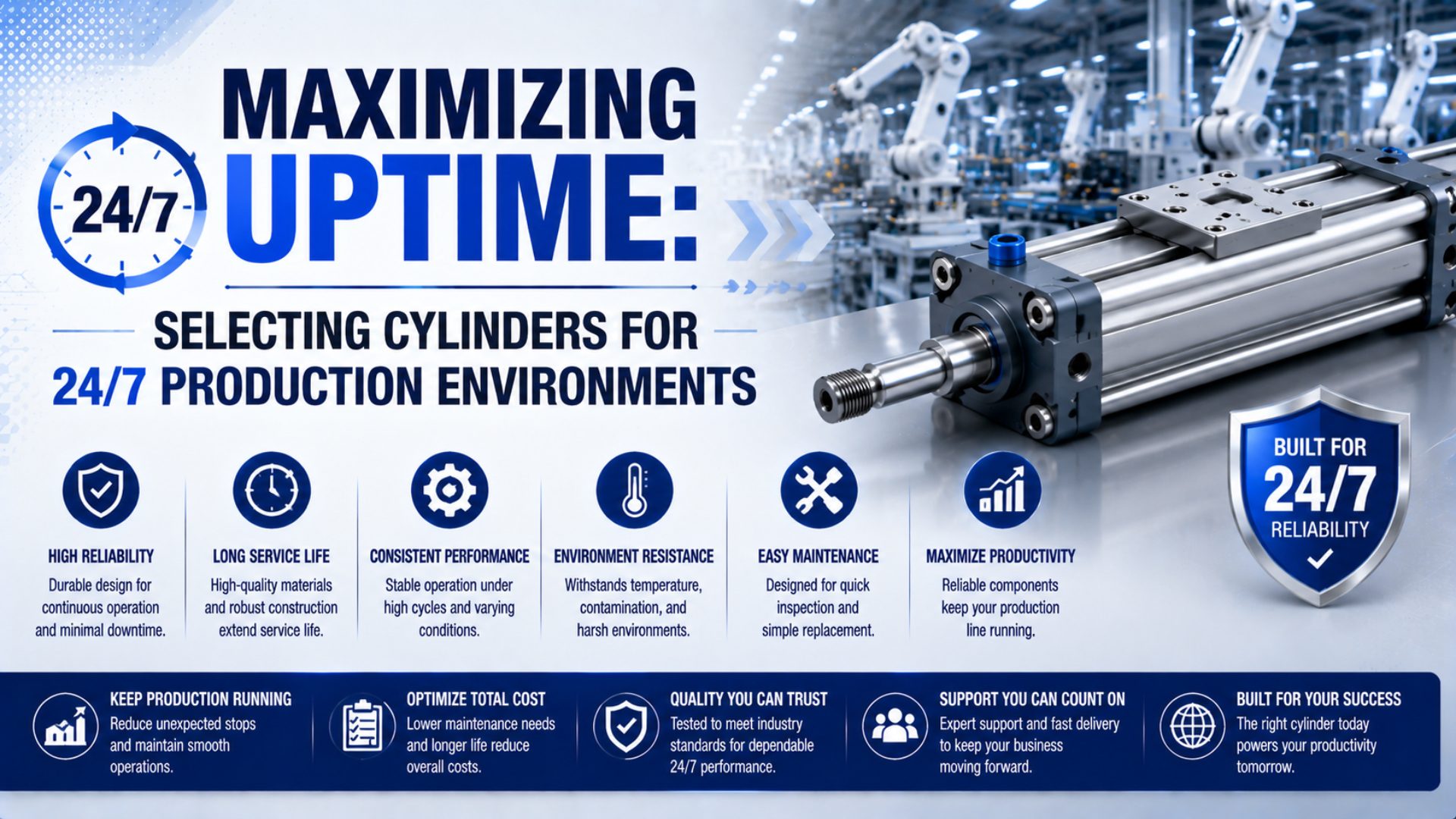Maximizing Uptime: Selecting Cylinders for 24/7 Production Environments featured image