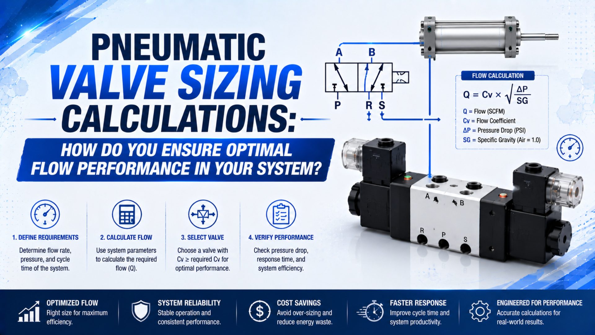Pneumatic Valve Sizing Calculations: How Do You Ensure Optimal Flow Performance in Your System? featured image
