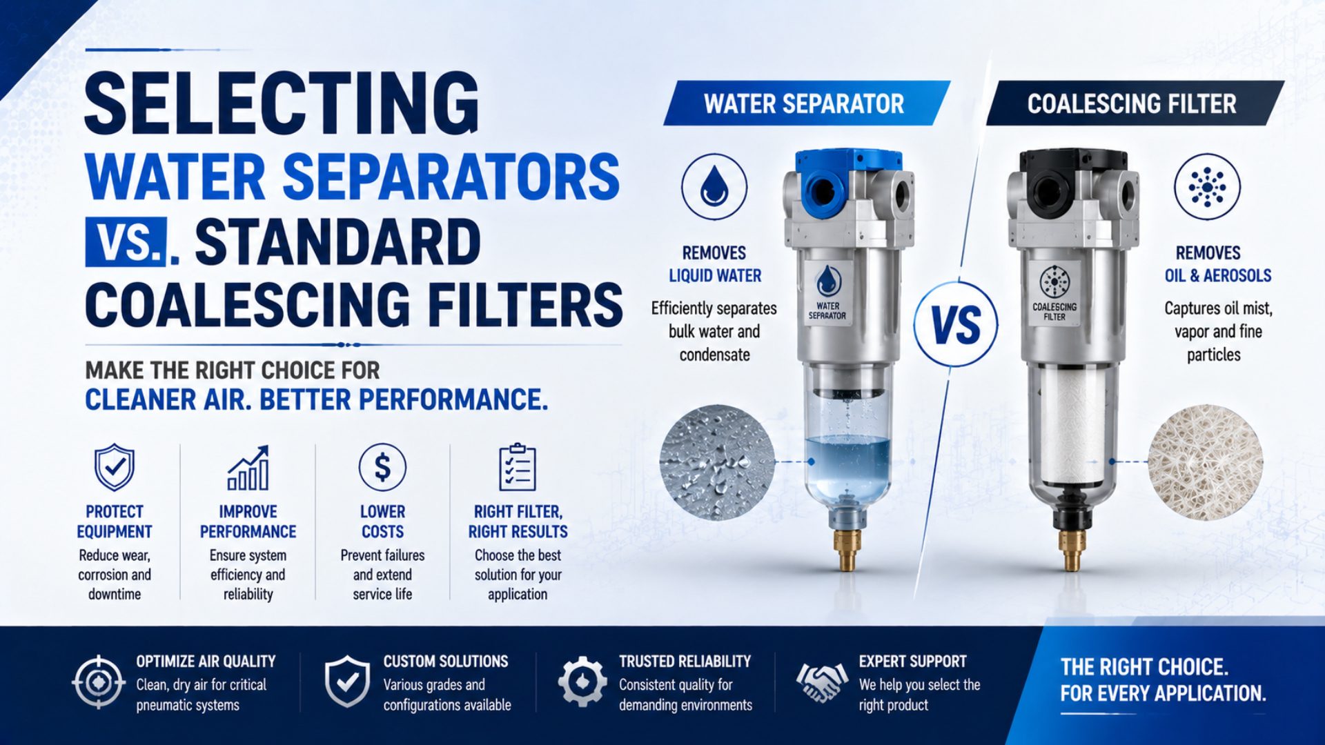 Selecting Water Separators vs. Standard Coalescing Filters featured image