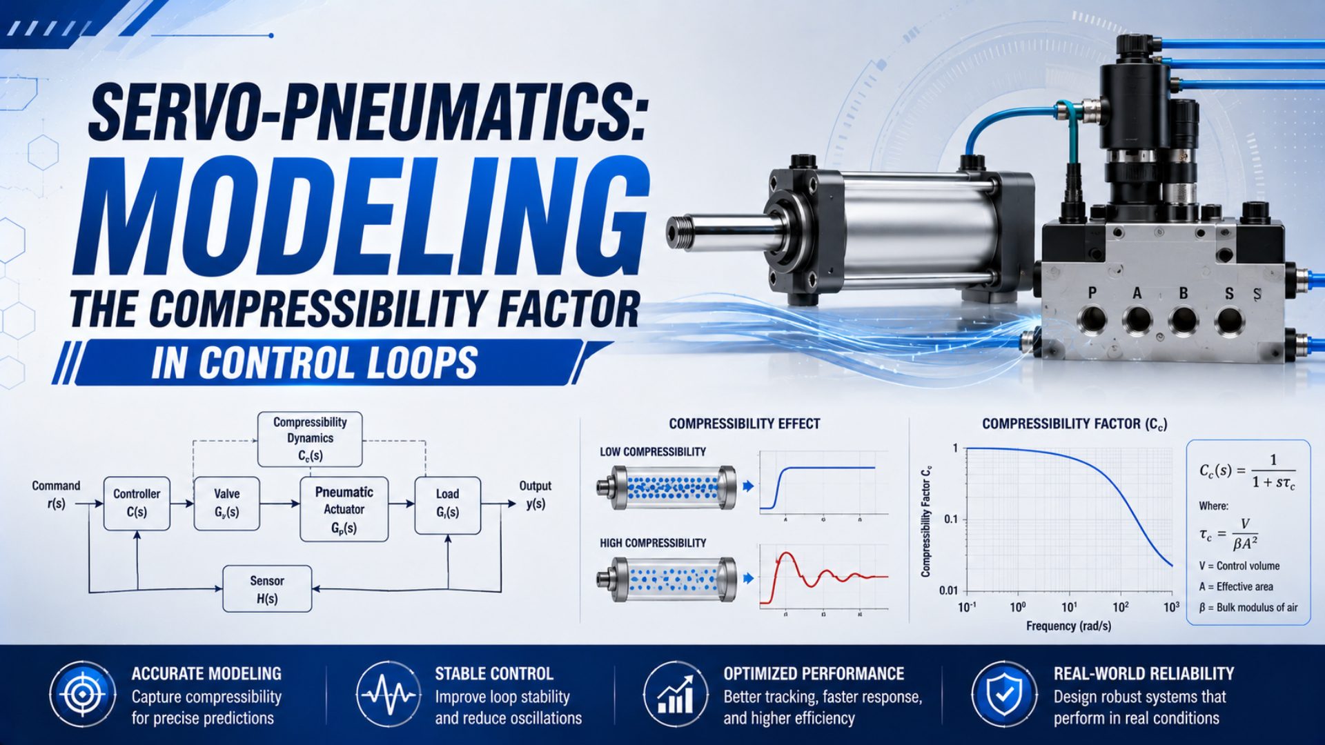 Servo-Pneumatics: Modeling the Compressibility Factor in Control Loops featured image