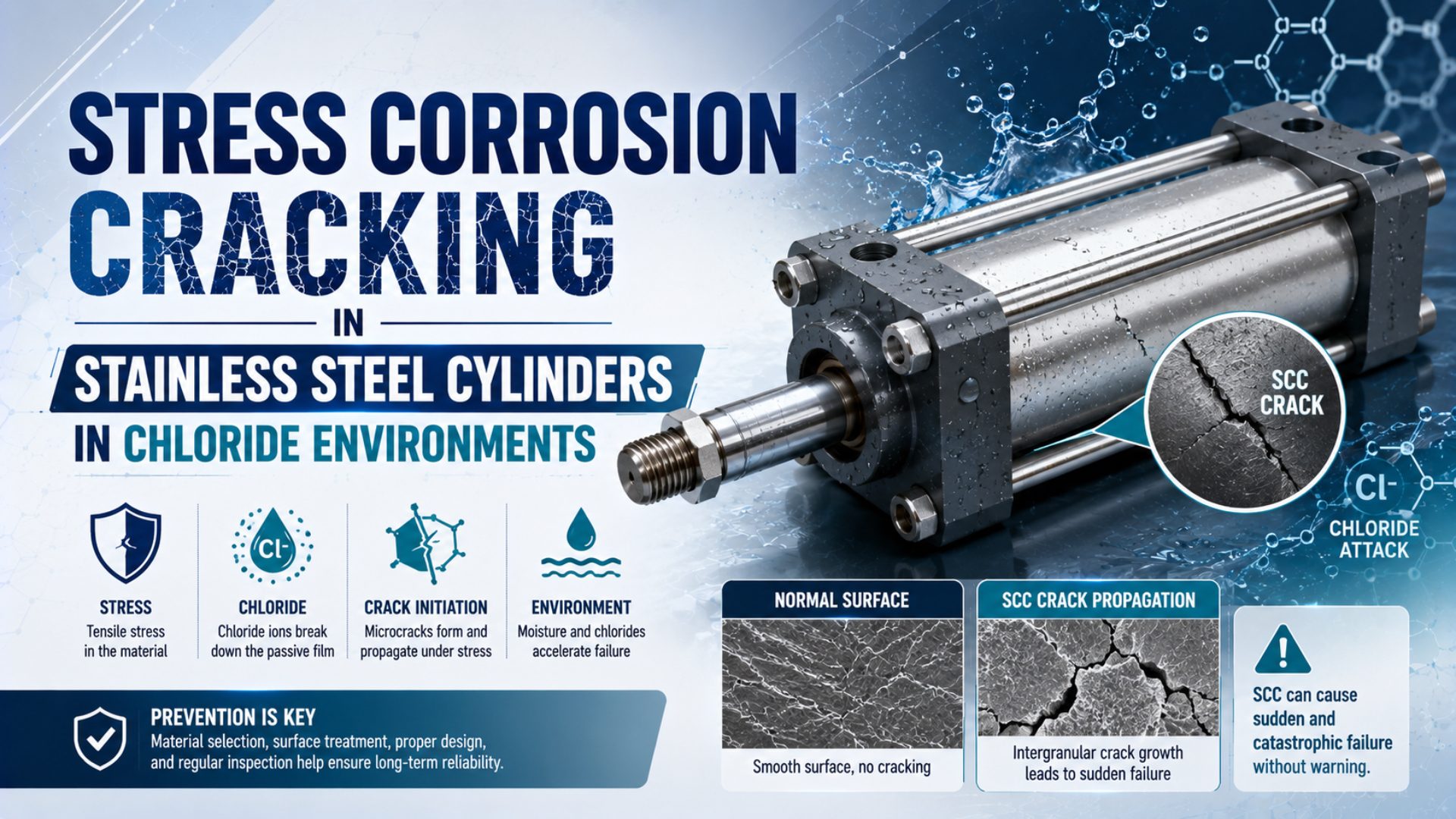 Stress Corrosion Cracking in Stainless Steel Cylinders in Chloride Environments featured image