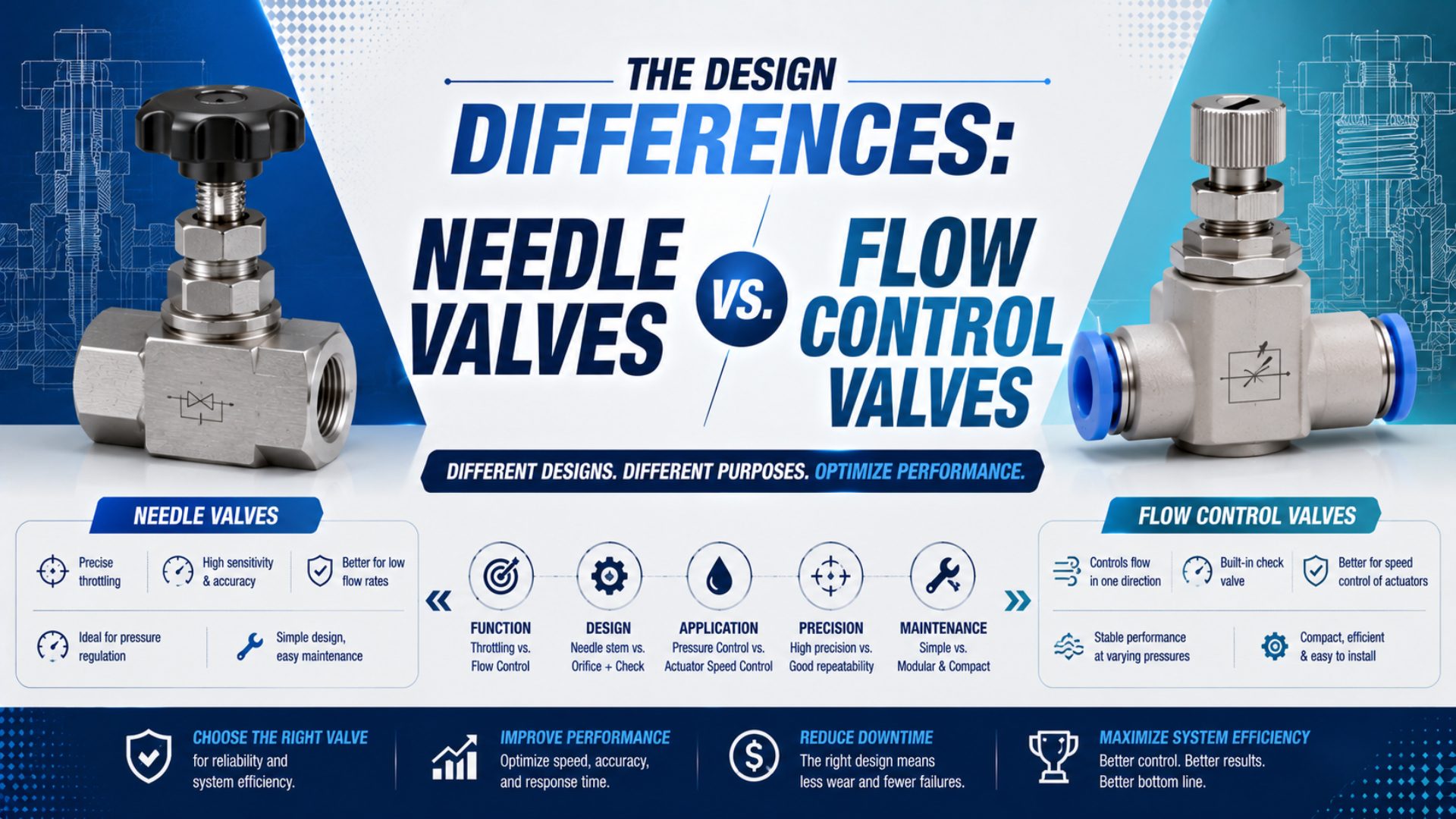 The Design Differences: Needle Valves vs. Flow Control Valves featured image