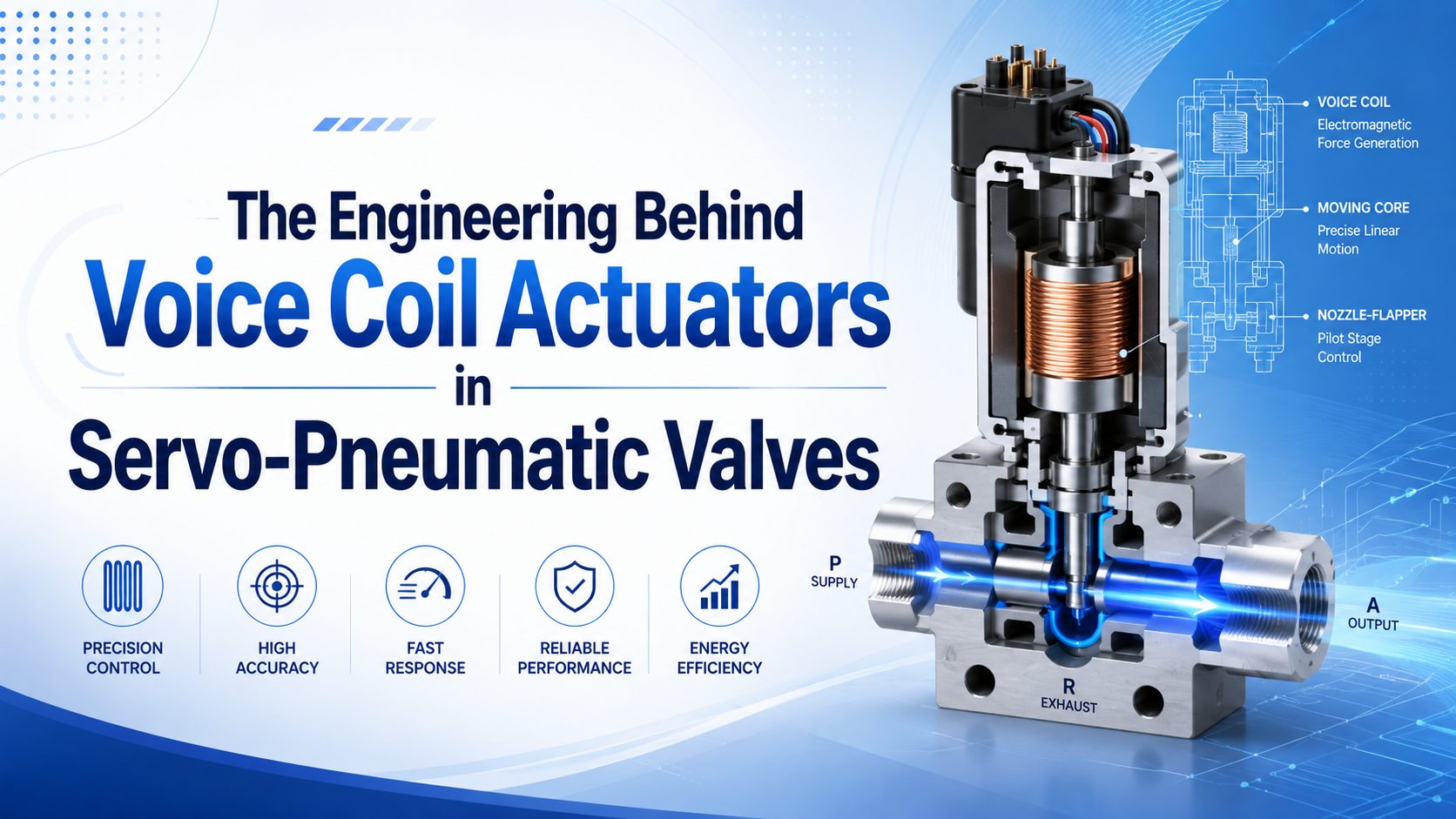 The Engineering Behind Voice Coil Actuators in Servo-Pneumatic Valves featured image
