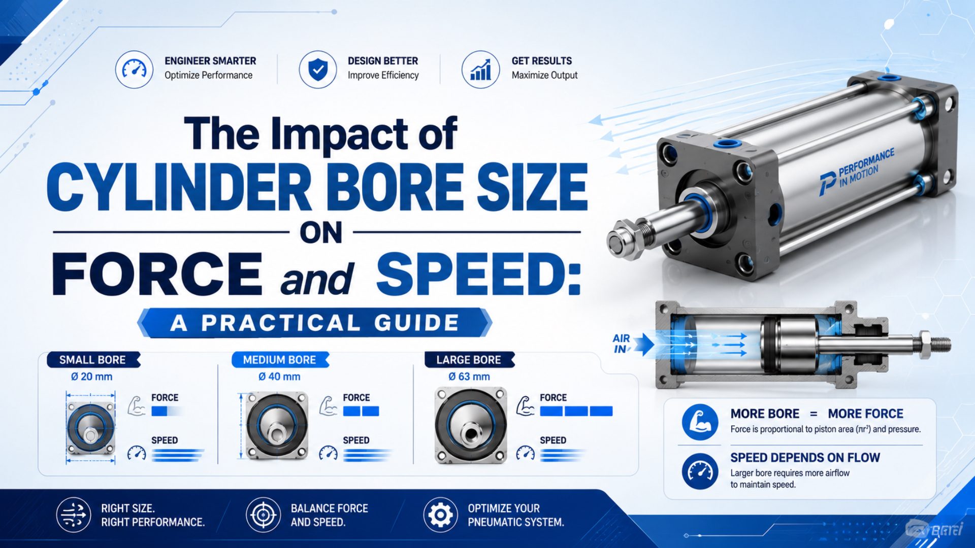The Impact of Cylinder Bore Size on Force and Speed: A Practical Guide featured image