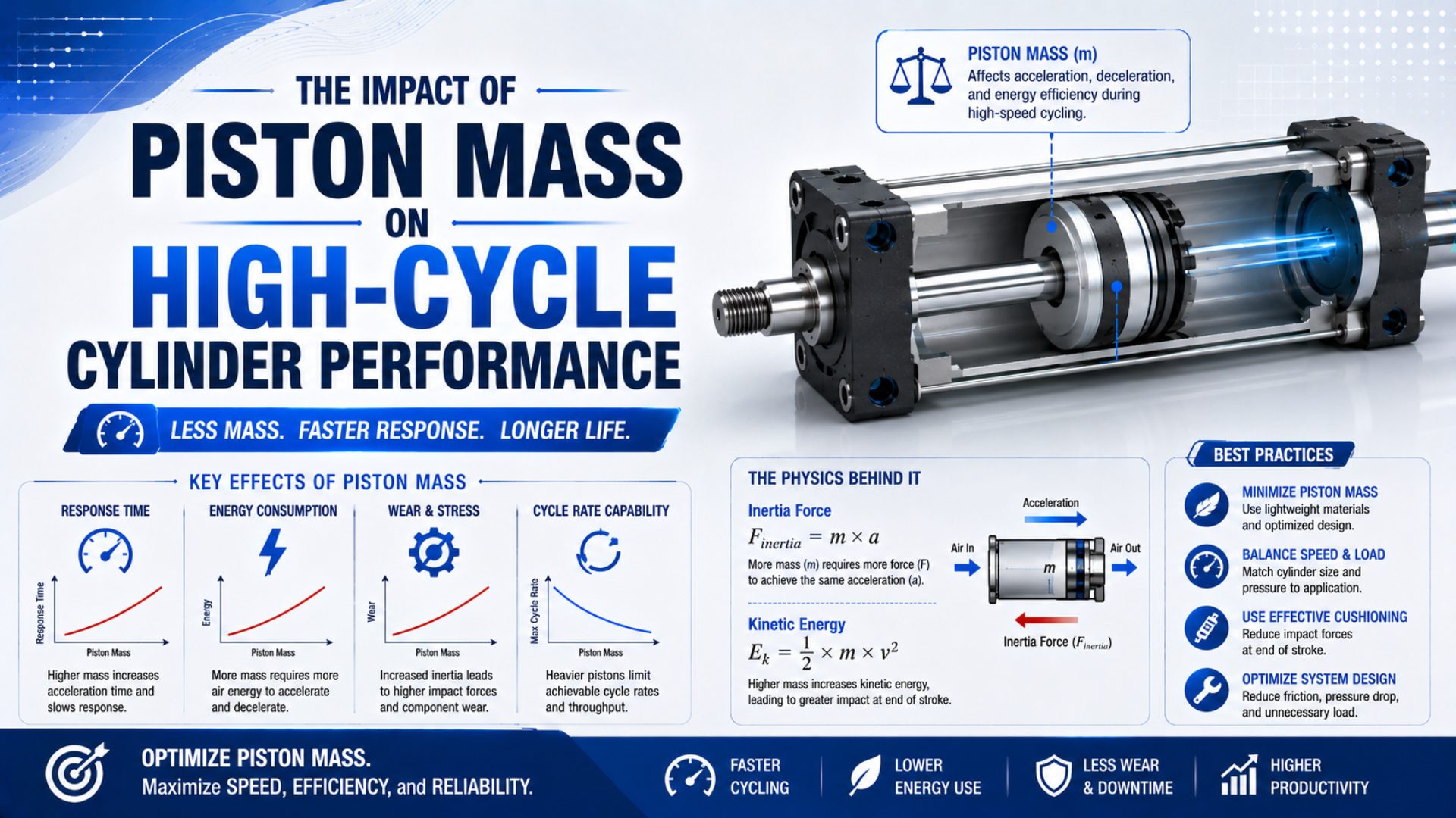 The Impact of Piston Mass on High-Cycle Cylinder Performance featured image