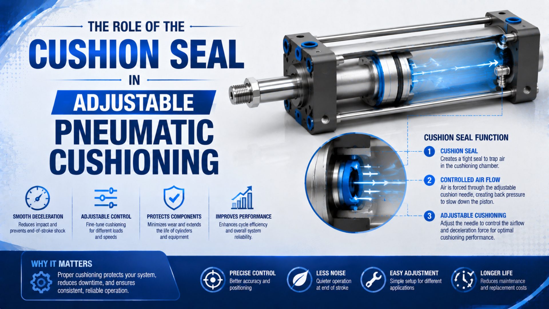 The Role of the Cushion Seal in Adjustable Pneumatic Cushioning featured image