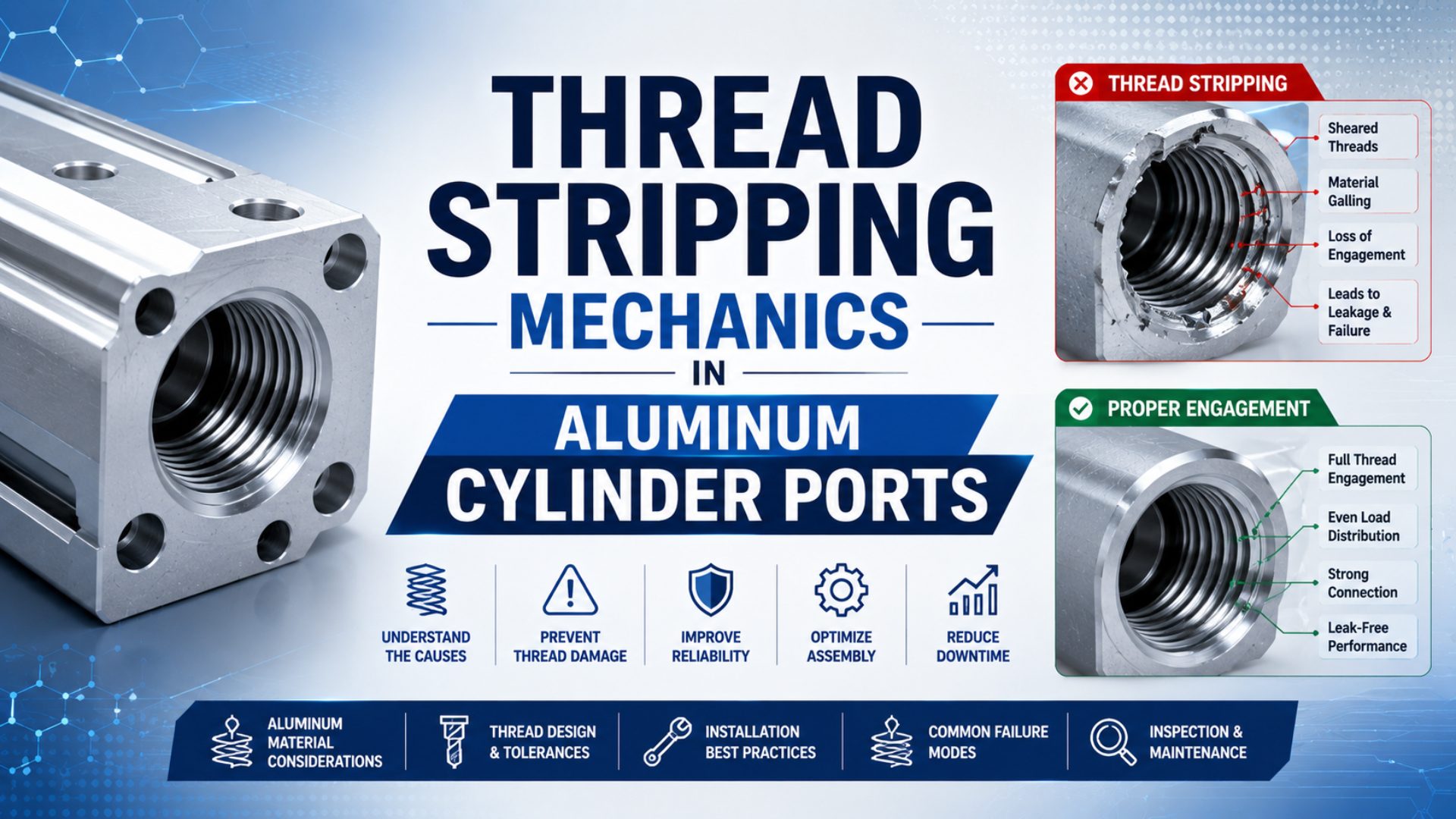Thread Stripping Mechanics in Aluminum Cylinder Ports featured image