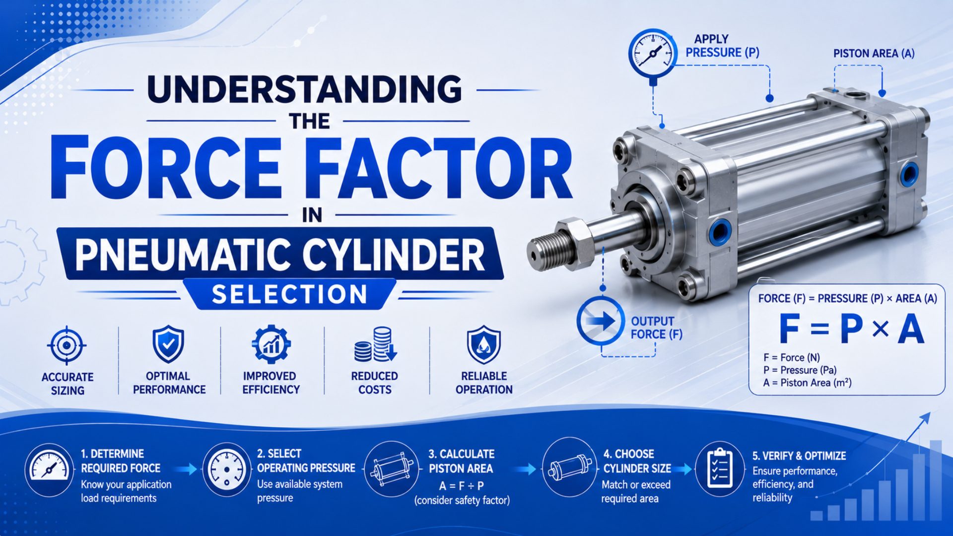 Understanding the Force Factor in Pneumatic Cylinder Selection featured image