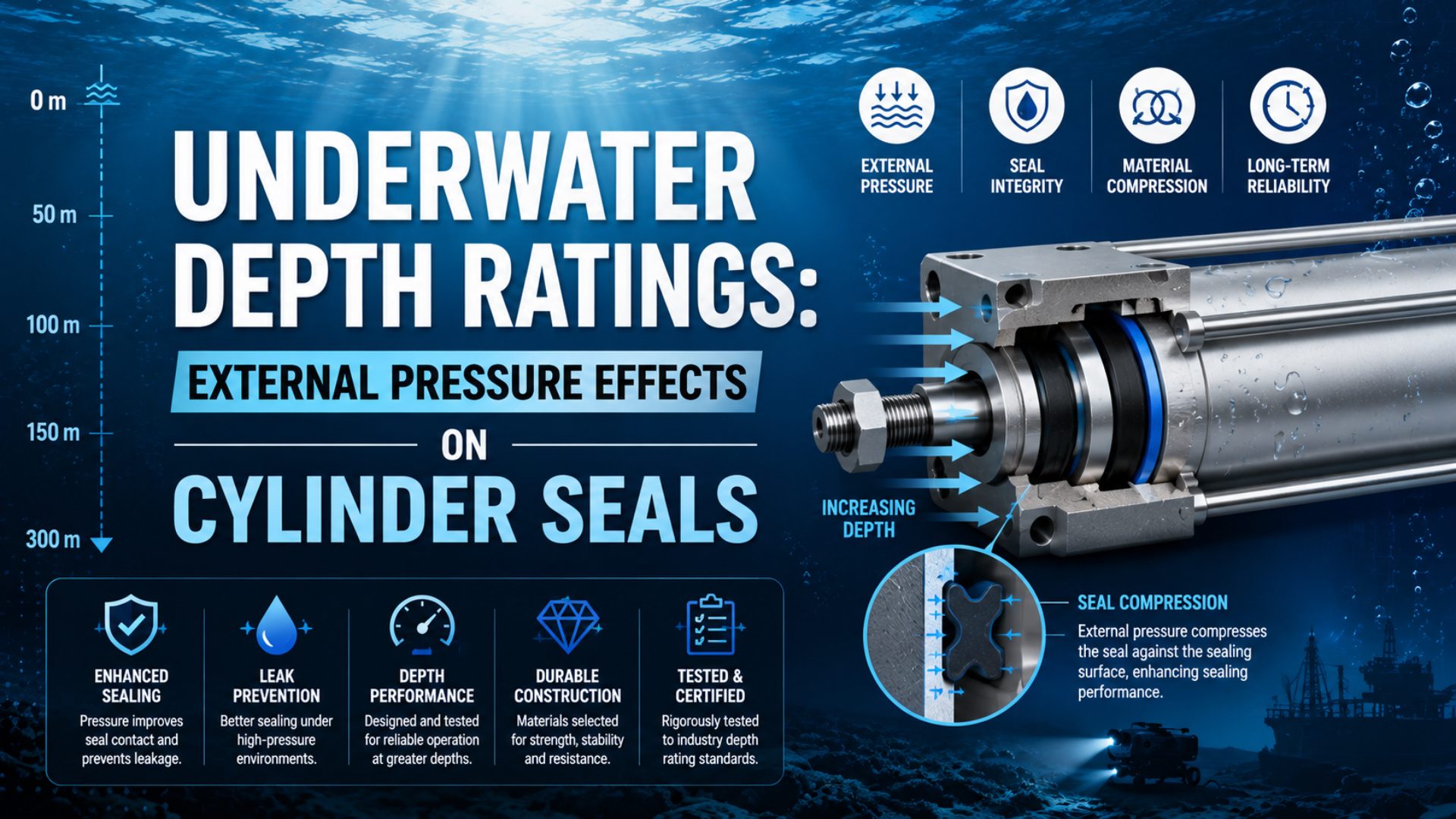 Underwater Depth Ratings: External Pressure Effects on Cylinder Seals featured image
