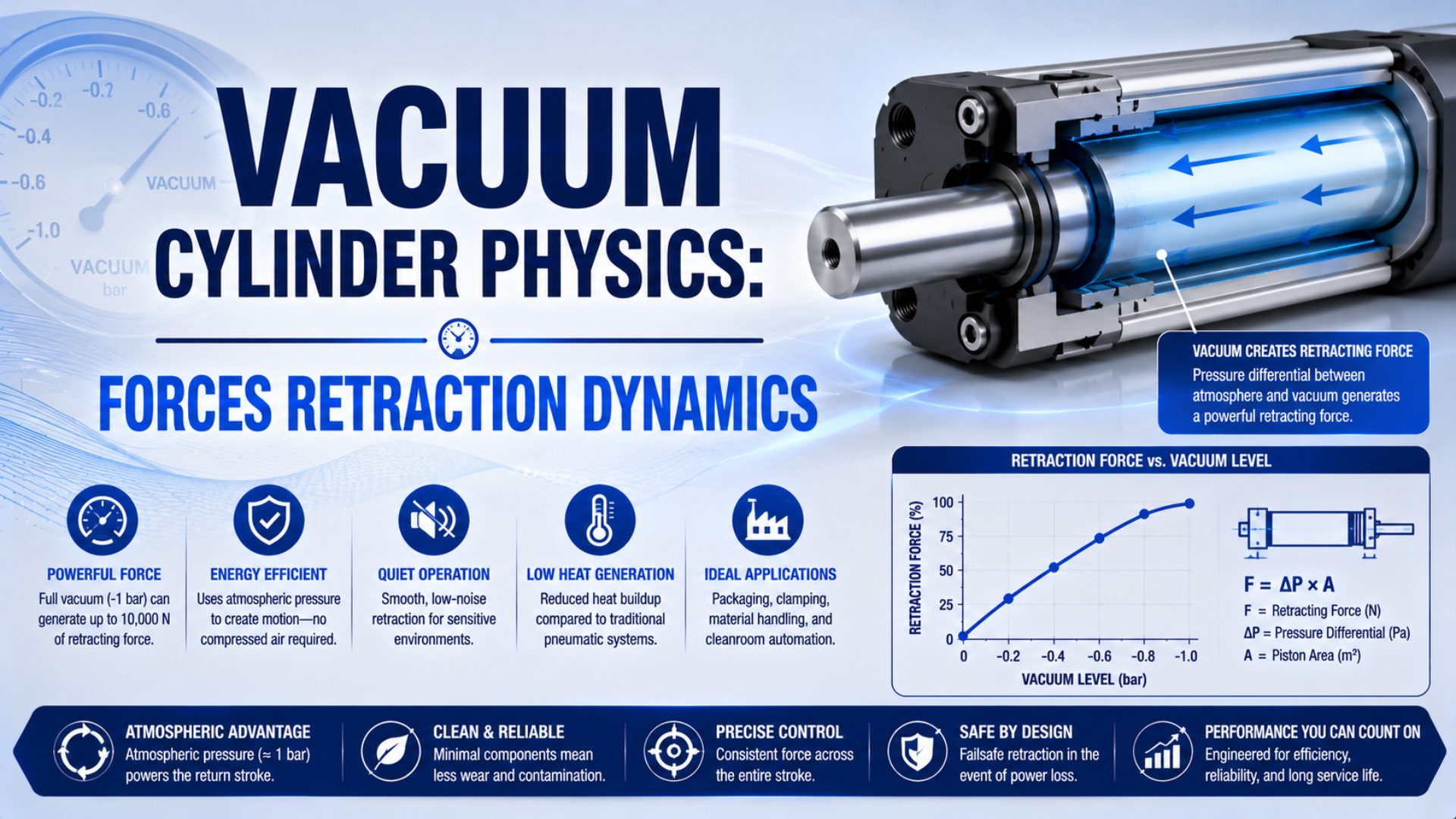 Vacuum Cylinder Physics: Forces Retraction Dynamics featured image
