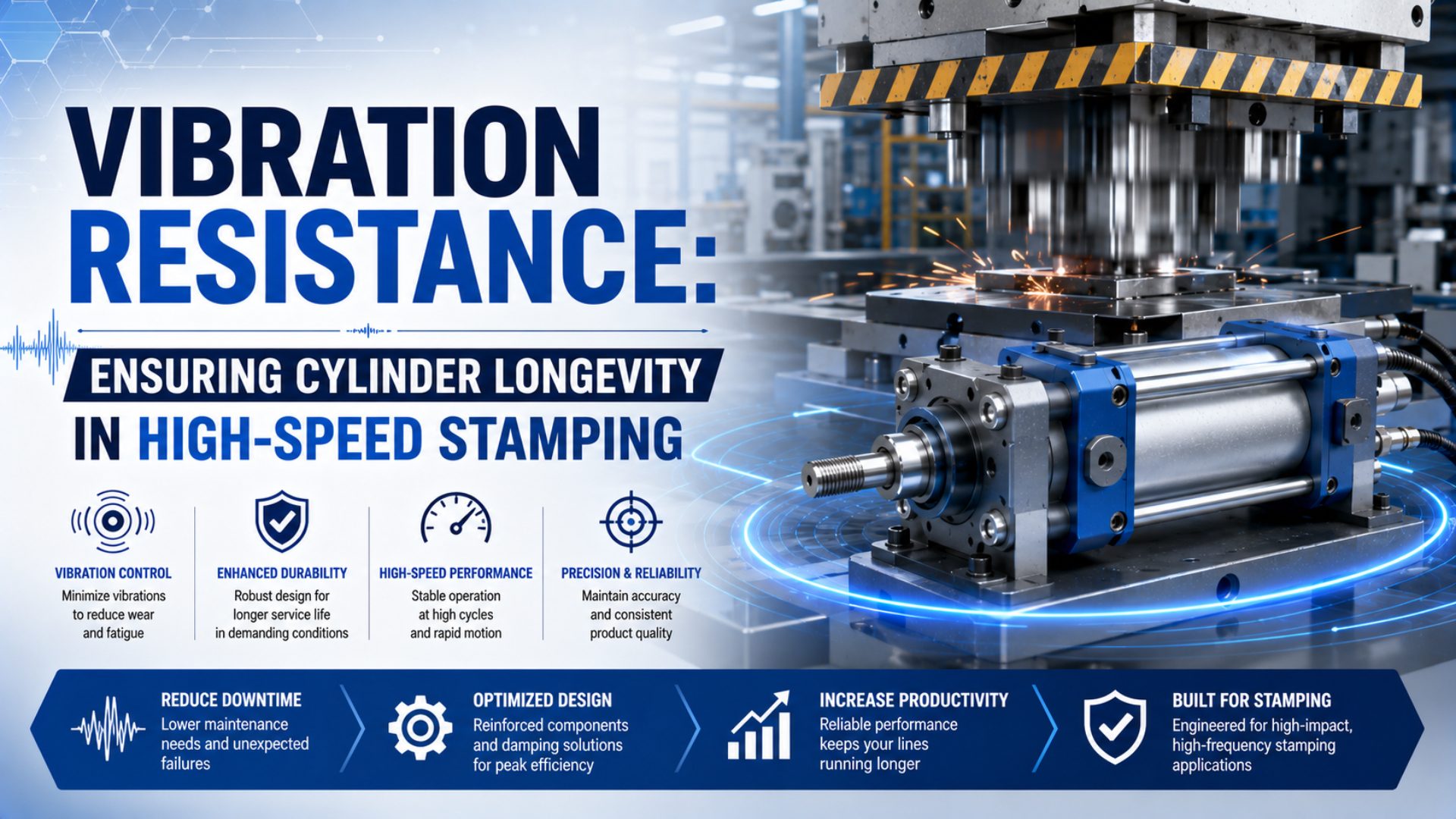 Vibration Resistance: Ensuring Cylinder Longevity in High-Speed Stamping featured image