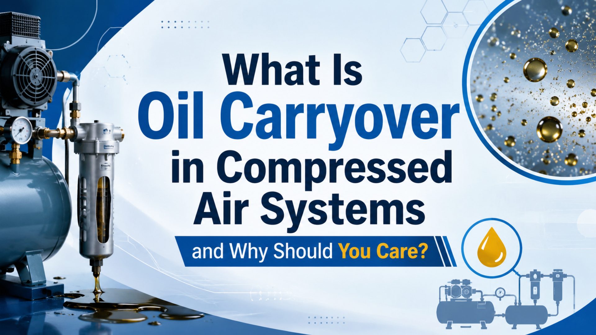What Is Oil Carryover in Compressed Air Systems and Why Should You Care? featured image