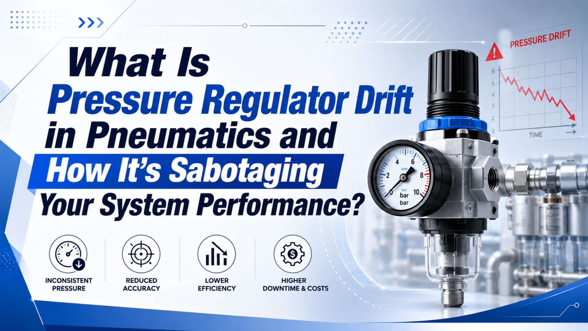 What Is Pressure Regulator Drift in Pneumatics and How It’s Sabotaging Your System Performance? featured image