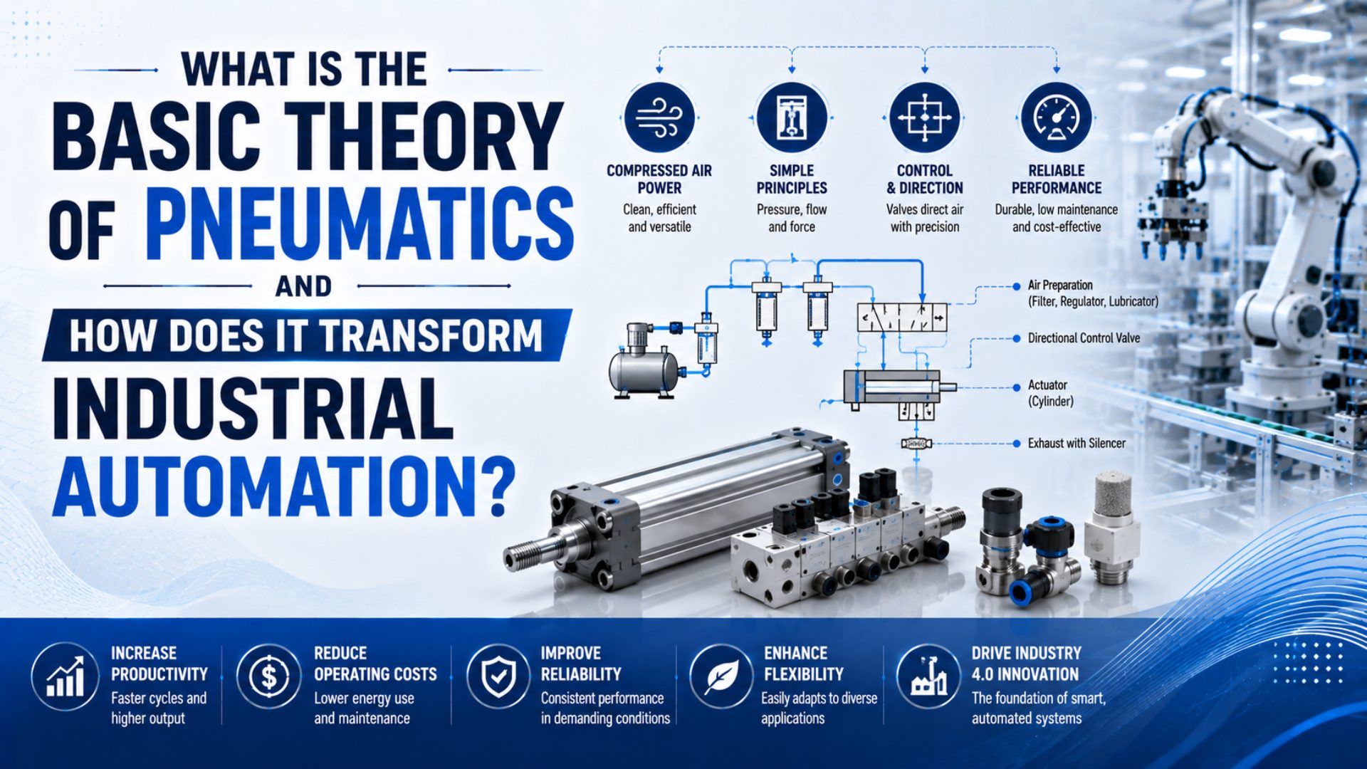 What is the Basic Theory of Pneumatics and How Does It Transform Industrial Automation? featured image
