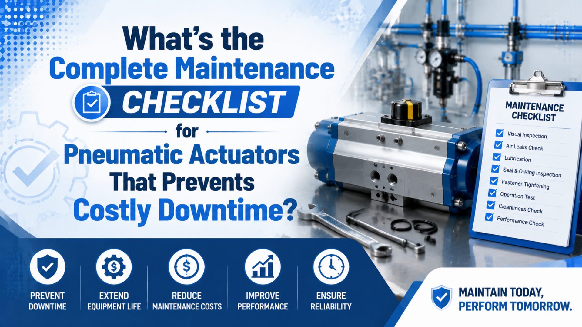 What’s the Complete Maintenance Checklist for Pneumatic Actuators That Prevents Costly Downtime? featured image