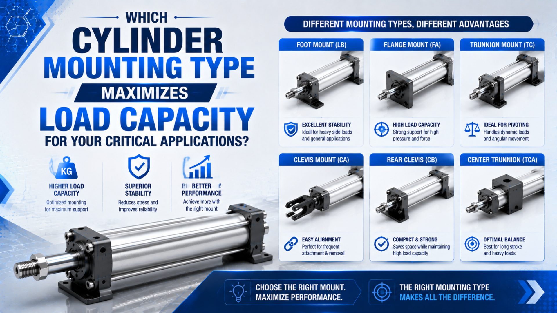 Which Cylinder Mounting Type Maximizes Load Capacity for Your Critical Applications? featured image