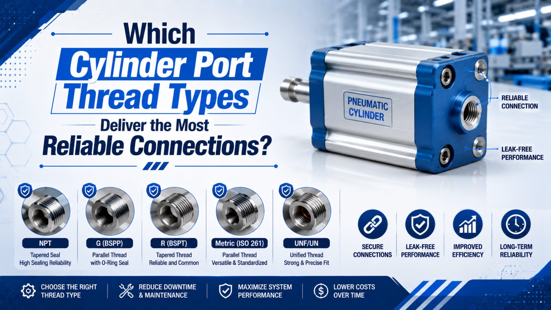 Which Cylinder Port Thread Types Deliver the Most Reliable Connections? featured image